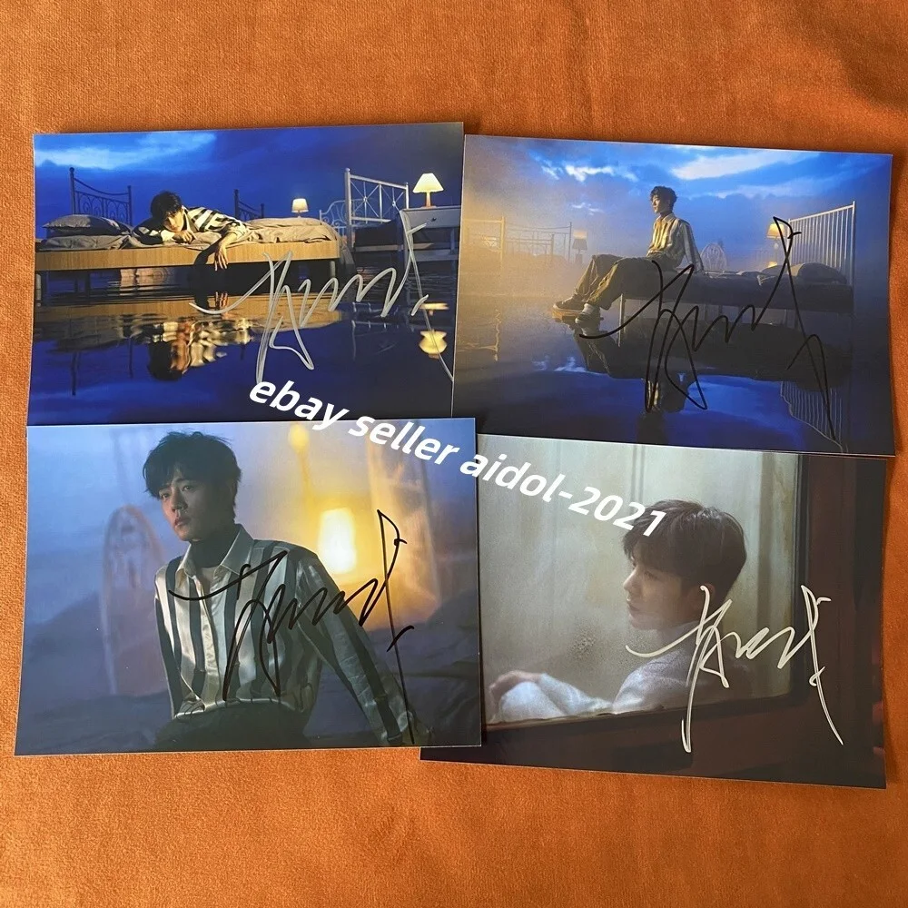XIAO ZHAN PHOTO PICTURE WE SIGNED AUTOGRAPHED CHINESE STAR COLLECTION 5*7 2025A, изображение 2