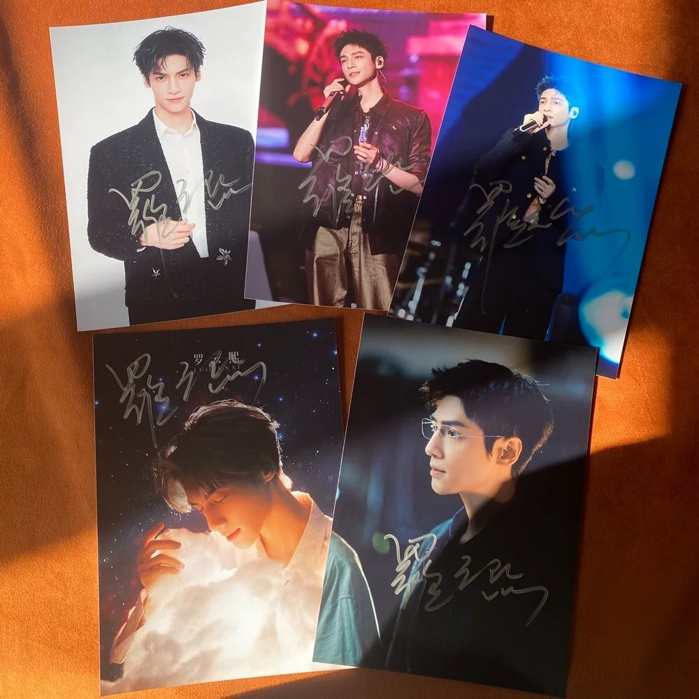 LUO YUNXI LEO Autographed Signed Photo 5*7 Collection 2024B, изображение 2