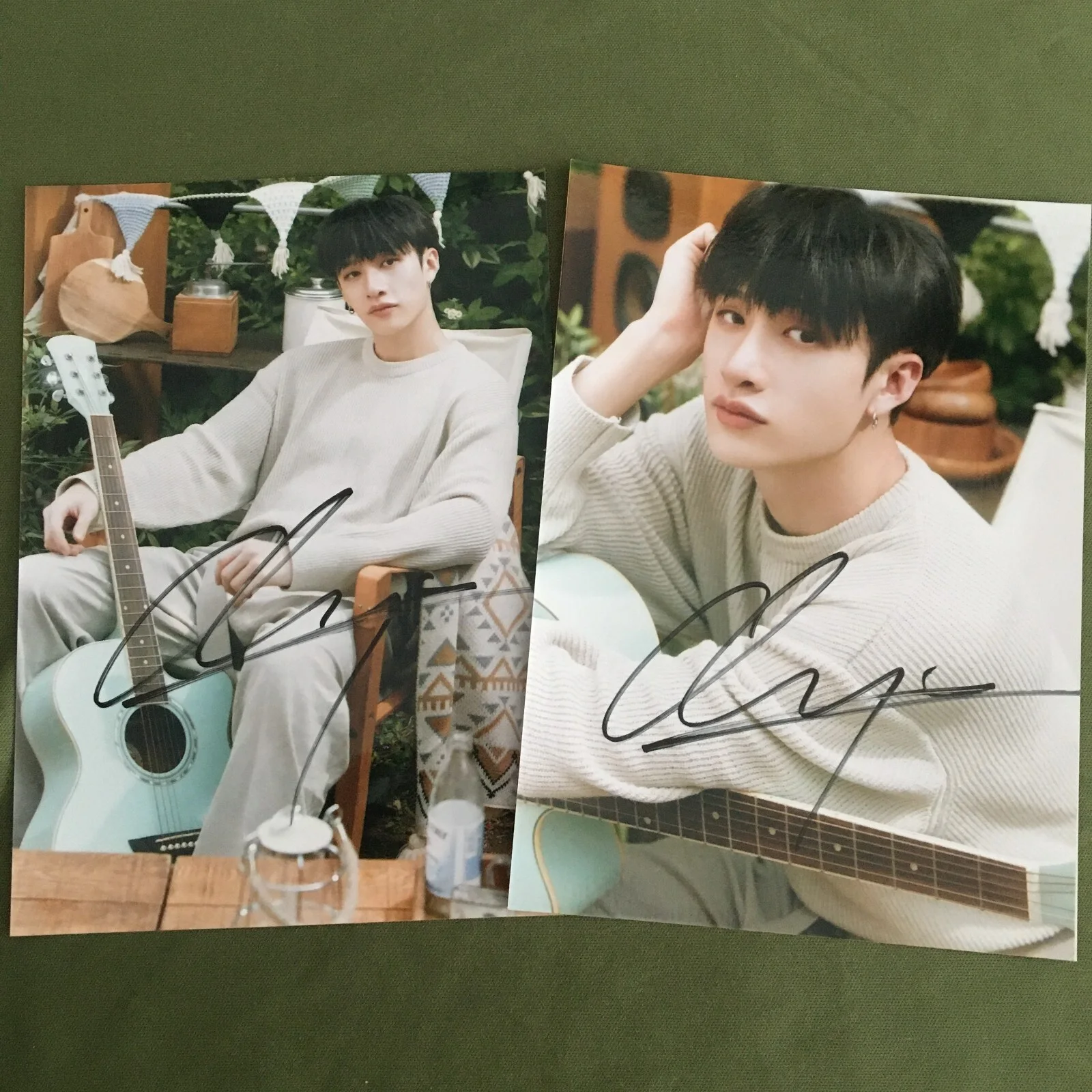 Stray Kids BANG CHAN Photo 5*7 K-POP Autographed Signed Collection 2023, image 2