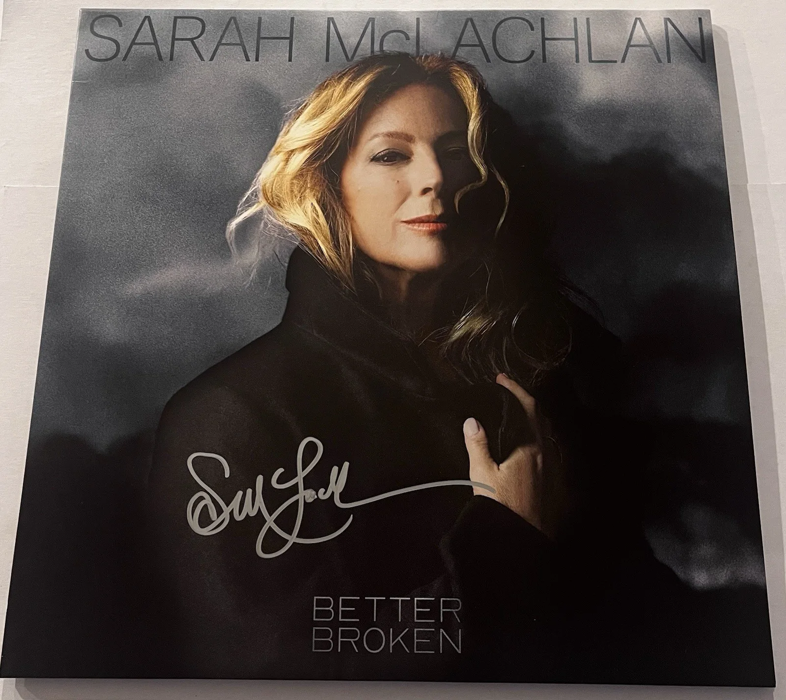 SARAH MCLACHLAN SIGNED BETTER BROKEN LP VINYL RECORD ALBUM JSA COA, image 3