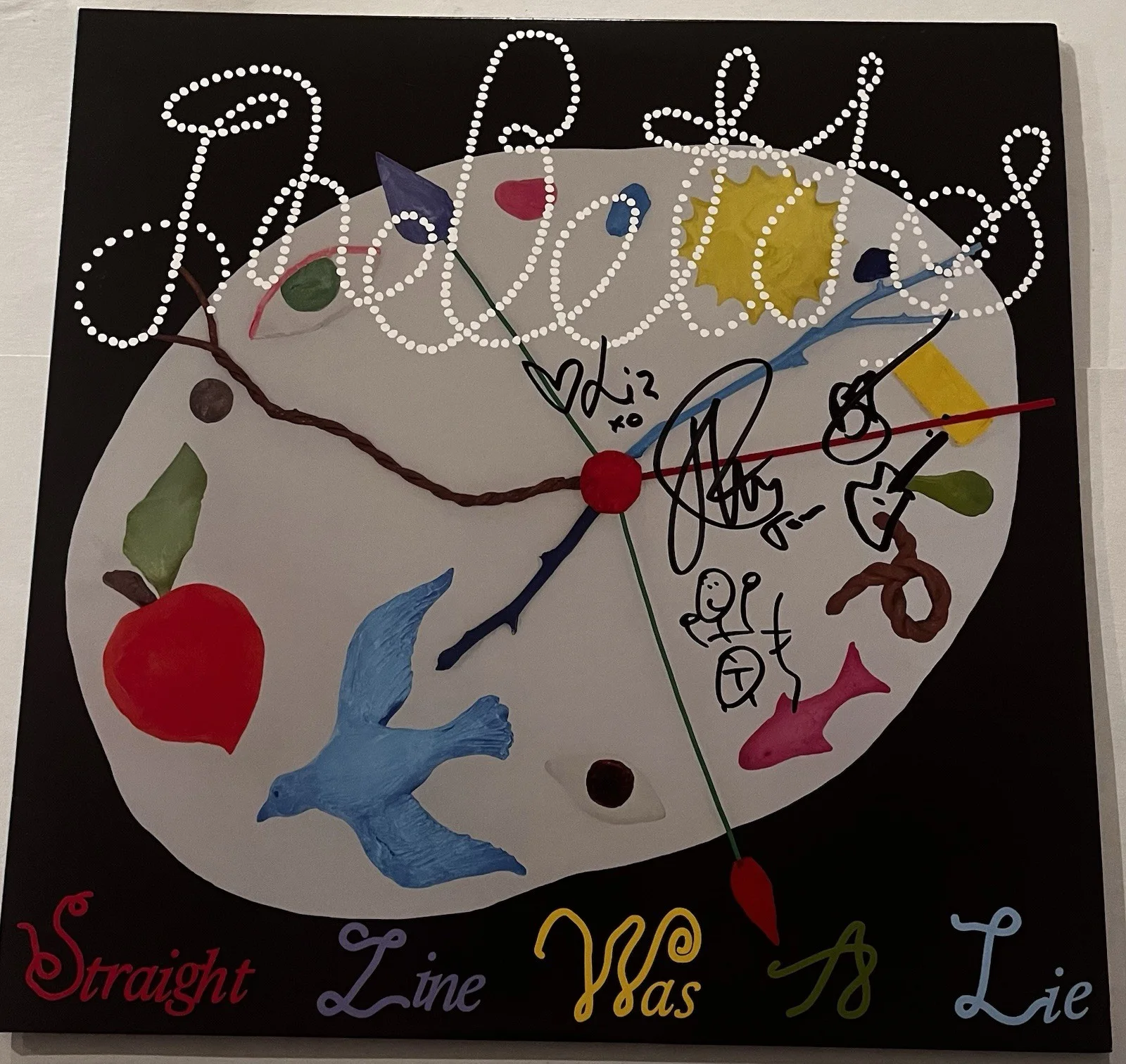 THE BETHS BAND SIGNED STRAIGHT LINE WAS A LIE LP VINYL RECORD ALBUM JSA COA, изображение 3