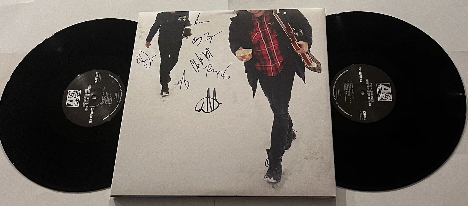 THE WAR ON DRUGS SIGNED I DON'T LIVE HERE ANYMORE LP VINYL RECORD ALBUM ADAM JSA, изображение 2