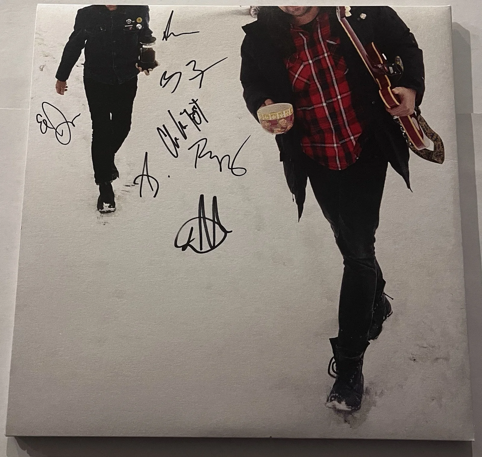 THE WAR ON DRUGS SIGNED I DON'T LIVE HERE ANYMORE LP VINYL RECORD ALBUM ADAM JSA, изображение 3