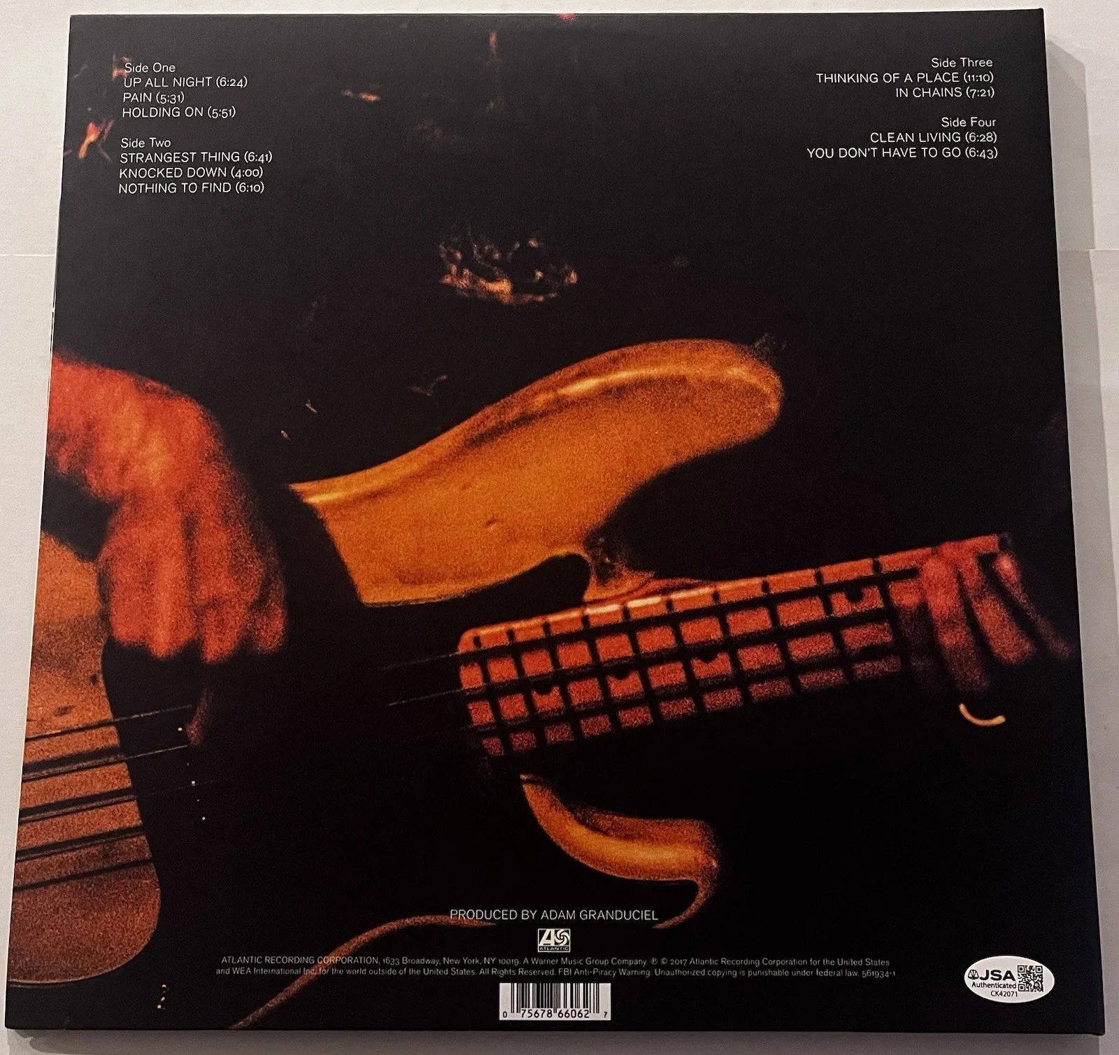 THE WAR ON DRUGS SIGNED A DEEPER UNDERSTANDING LP VINYL RECORD ALBUM ADAM +6 JSA, image 4