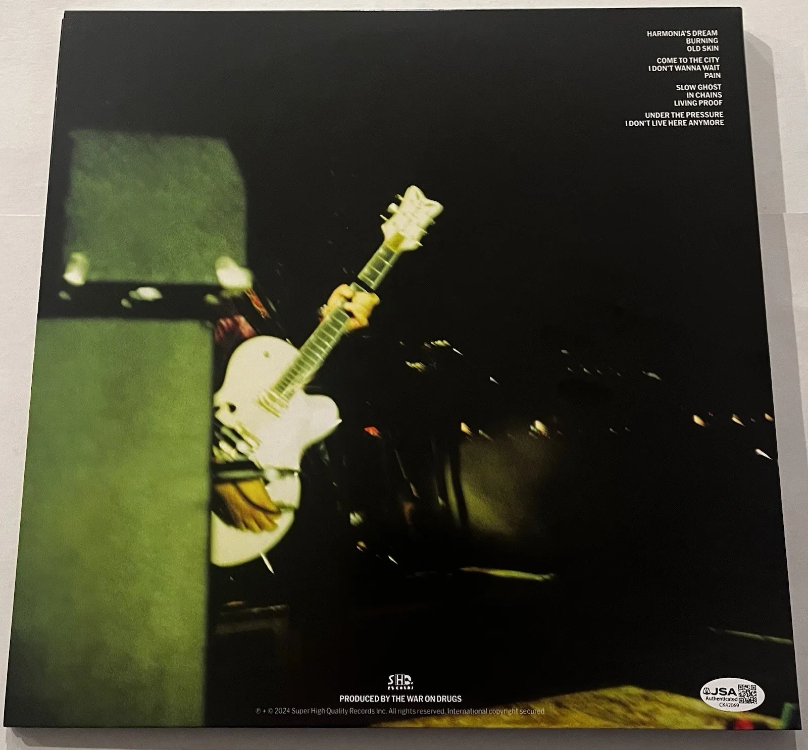 THE WAR ON DRUGS SIGNED LIVE DRUGS AGAIN LP VINYL RECORD ALBUM ADAM +5 JSA COA, изображение 4