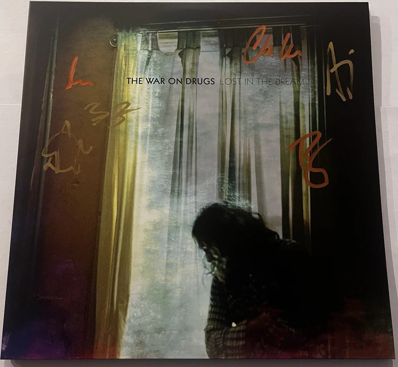 THE WAR ON DRUGS SIGNED LOST IN THE DREAM LP VINYL RECORD ALBUM ADAM +5 JSA COA, изображение 3