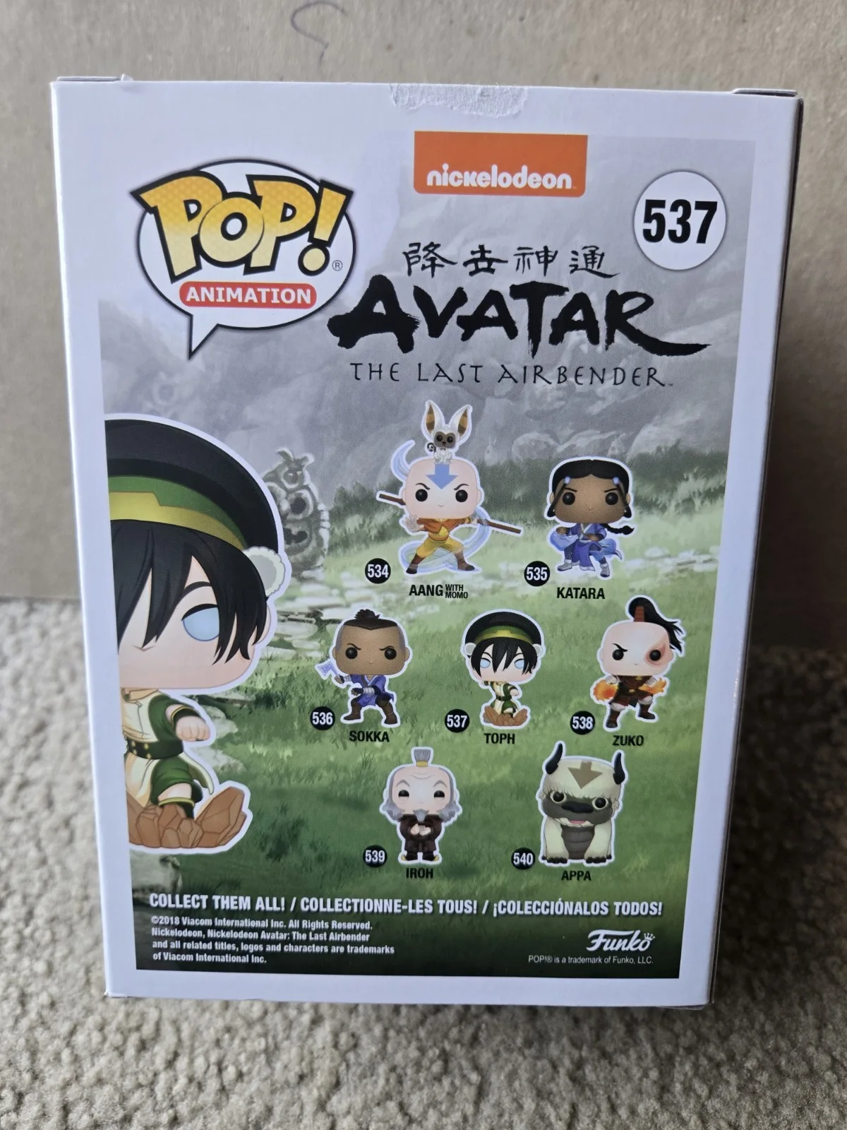 Michaela Jill Murphy — Michaela Jill Murphy SIGNED Toph Funko #537 With QUOTE & SKETCH! JSA COA, image 3