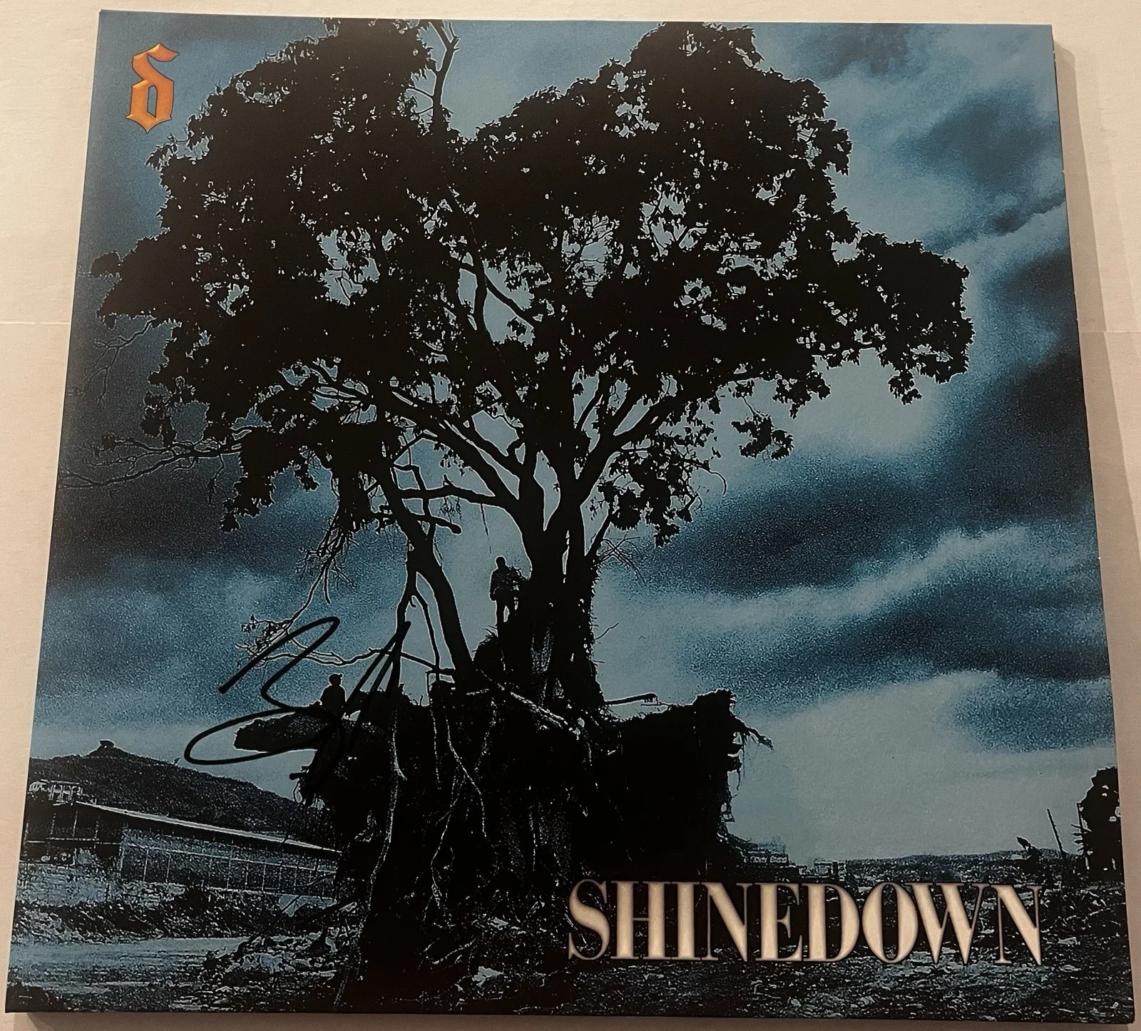 BRENT SMITH SHINEDOWN BAND SIGNED LEAVE A WHISPER LP VINYL RECORD ALBUM JSA COA, изображение 3