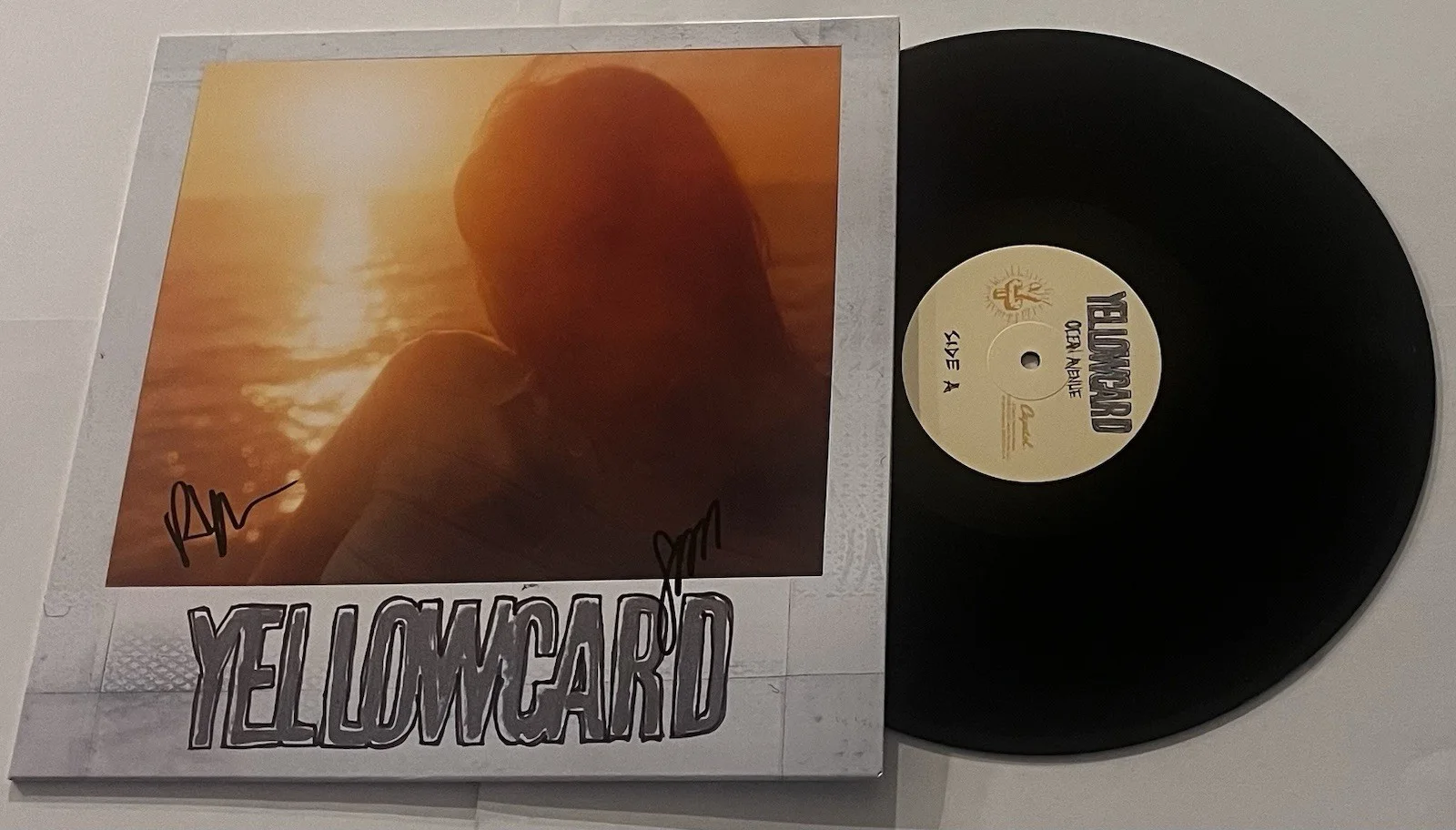YELLOWCARD BAND SIGNED OCEAN AVENUE LP VINYL RECORD ALBUM RYAN KEY SEAN JSA COA, изображение 2