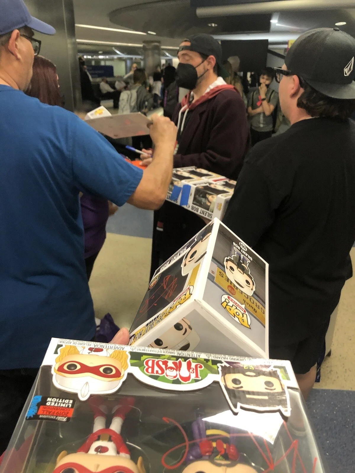 KEVIN SMITH, JASON MEWES — KEVIN SMITH JASON MEWES SIGNED BLUNTMAN & CHRONIC FUNKO POP VINYL JAY BOB Proof, изображение 2