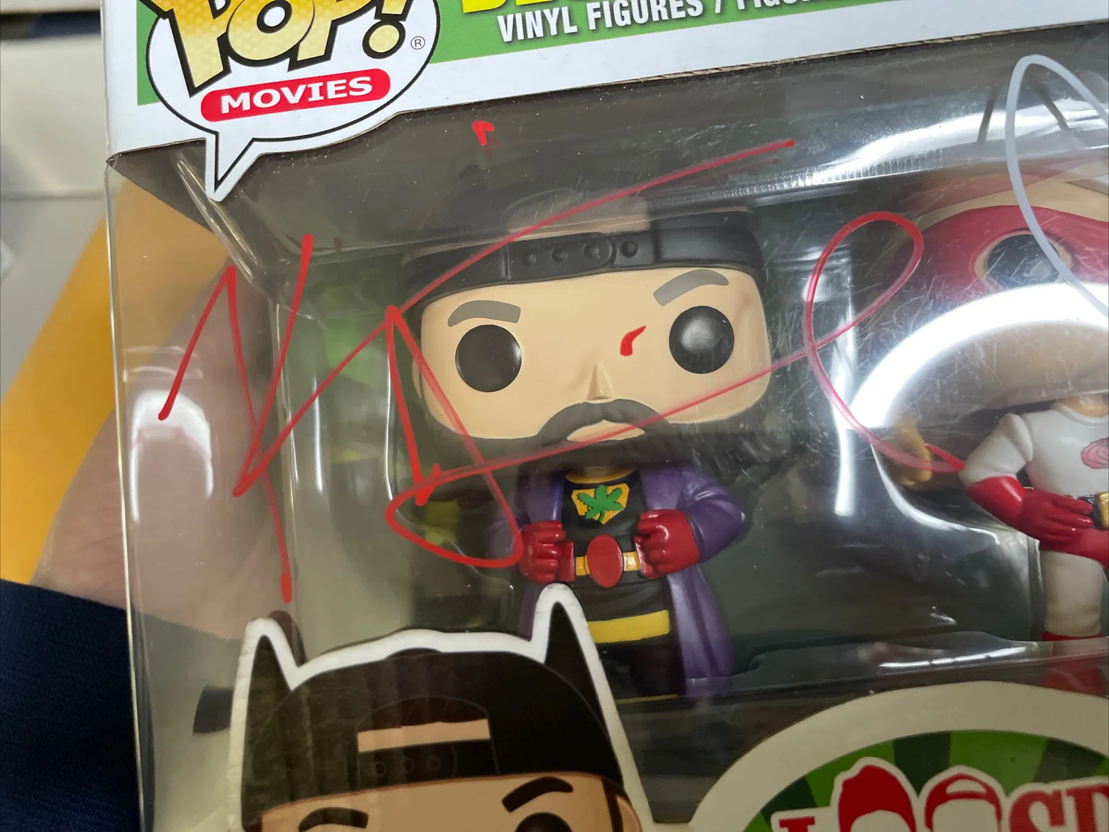 KEVIN SMITH, JASON MEWES — KEVIN SMITH JASON MEWES SIGNED BLUNTMAN & CHRONIC FUNKO POP VINYL JAY BOB Proof, изображение 3