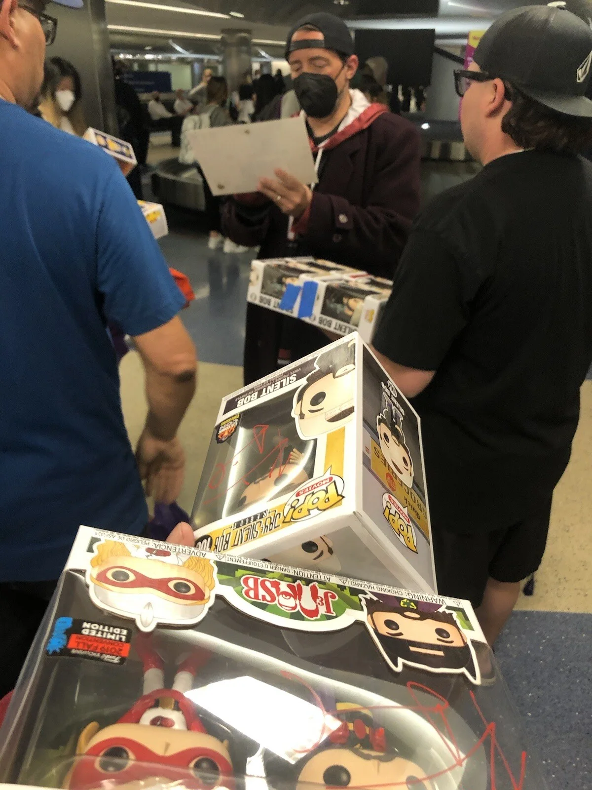 KEVIN SMITH, JASON MEWES — KEVIN SMITH JASON MEWES SIGNED BLUNTMAN & CHRONIC FUNKO POP VINYL JAY BOB Proof, изображение 5