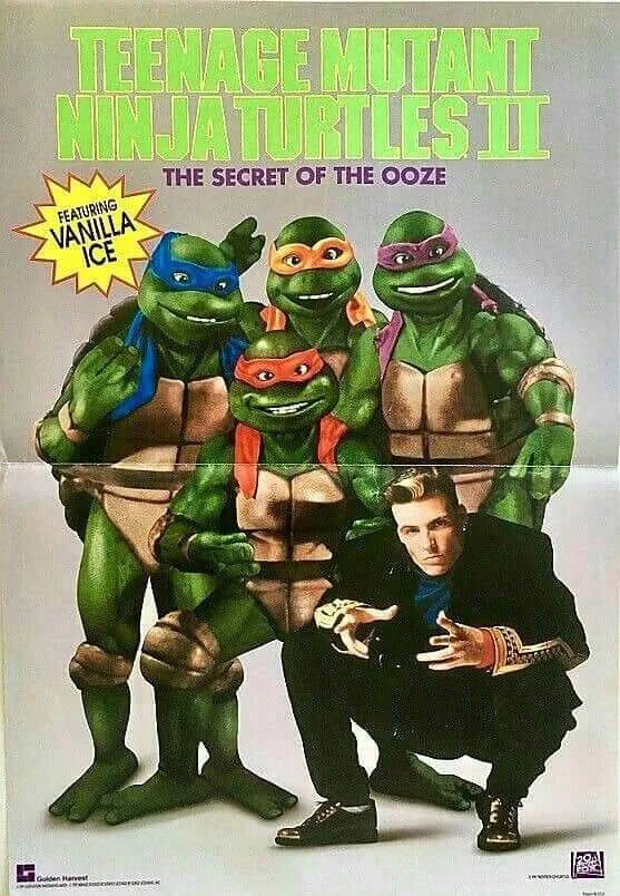 🐢🎶 Vanilla Ice Signed TMNT II “Secret of the Ooze” Vinyl LP – JSA 🎶🐢, image 3