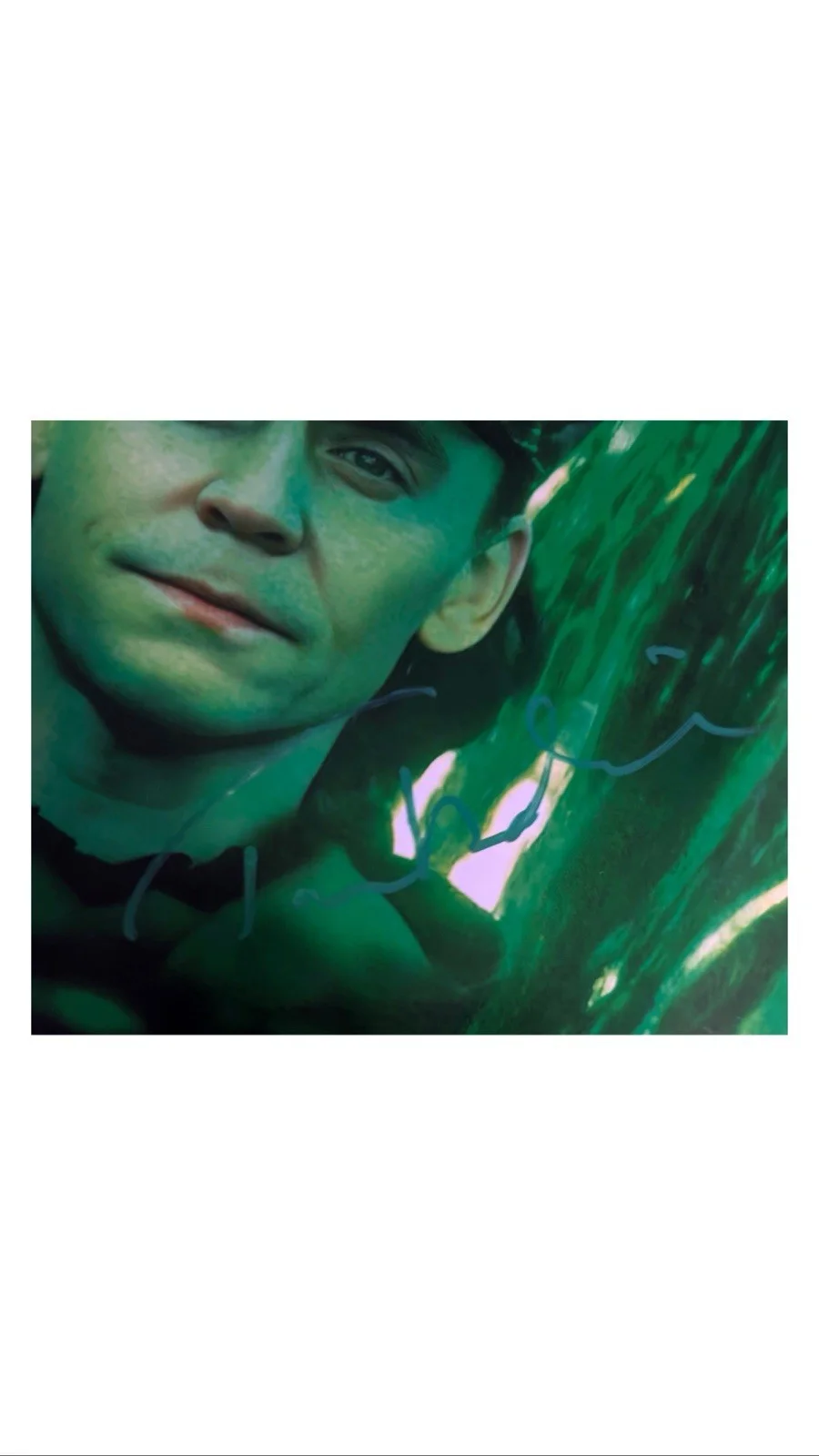 Tom Hiddleston Signed A Marvel Loki Poster 11x14 W/ Video Proof, image 3