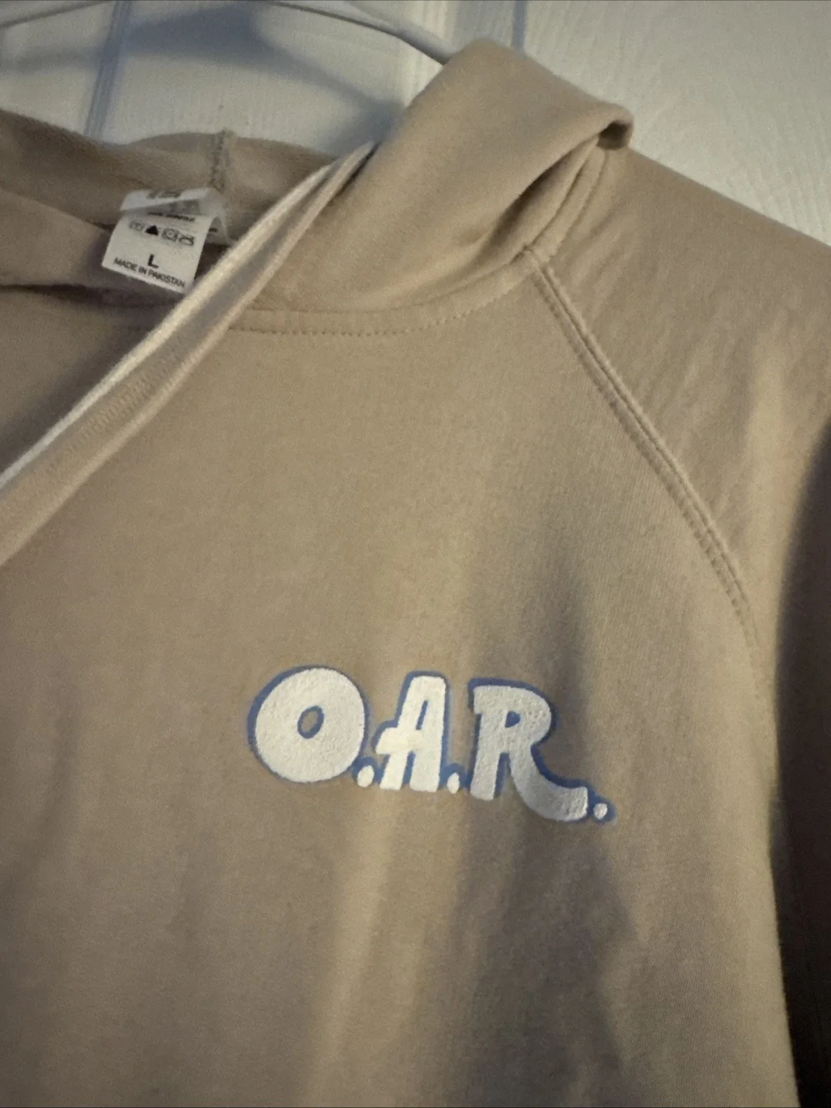 OAR CREAM SIZE LARGE unisex Hoodie “That Was A Crazy Game Of Poker” Concert, изображение 2