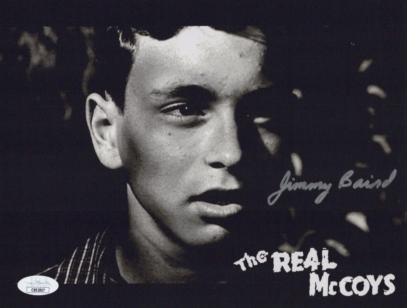 JIMMY BAIRD — JIMMY BAIRD Signed 8x10 Photo THE REAL MCCOYS Autograph VERN JSA COA CERT