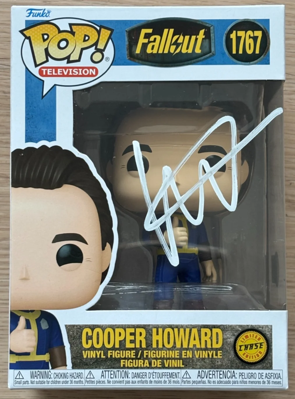 WALTON GOGGINS — WALTON GOGGINS SIGNED AUTO FALLOUT GHOUL COOPER HOWARD CHASE FUNKO POP BAS COA