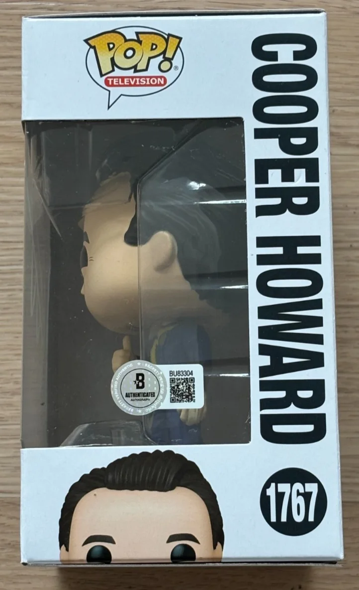WALTON GOGGINS — WALTON GOGGINS SIGNED AUTO FALLOUT GHOUL COOPER HOWARD CHASE FUNKO POP BAS COA, image 3