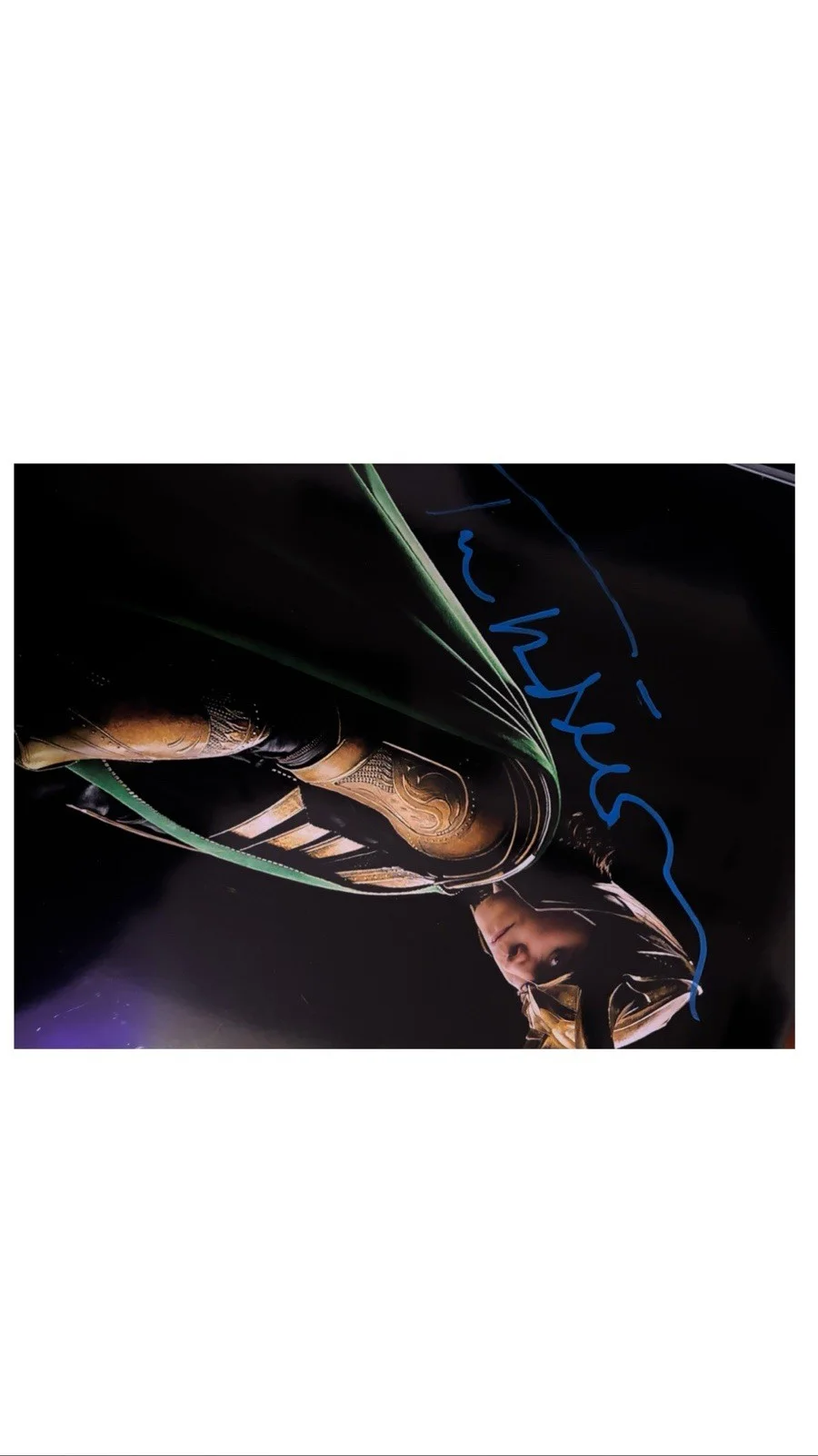 Tom Hiddleston Poster Signed Marvel Loki 11x14 w/ Video Proof, image 4