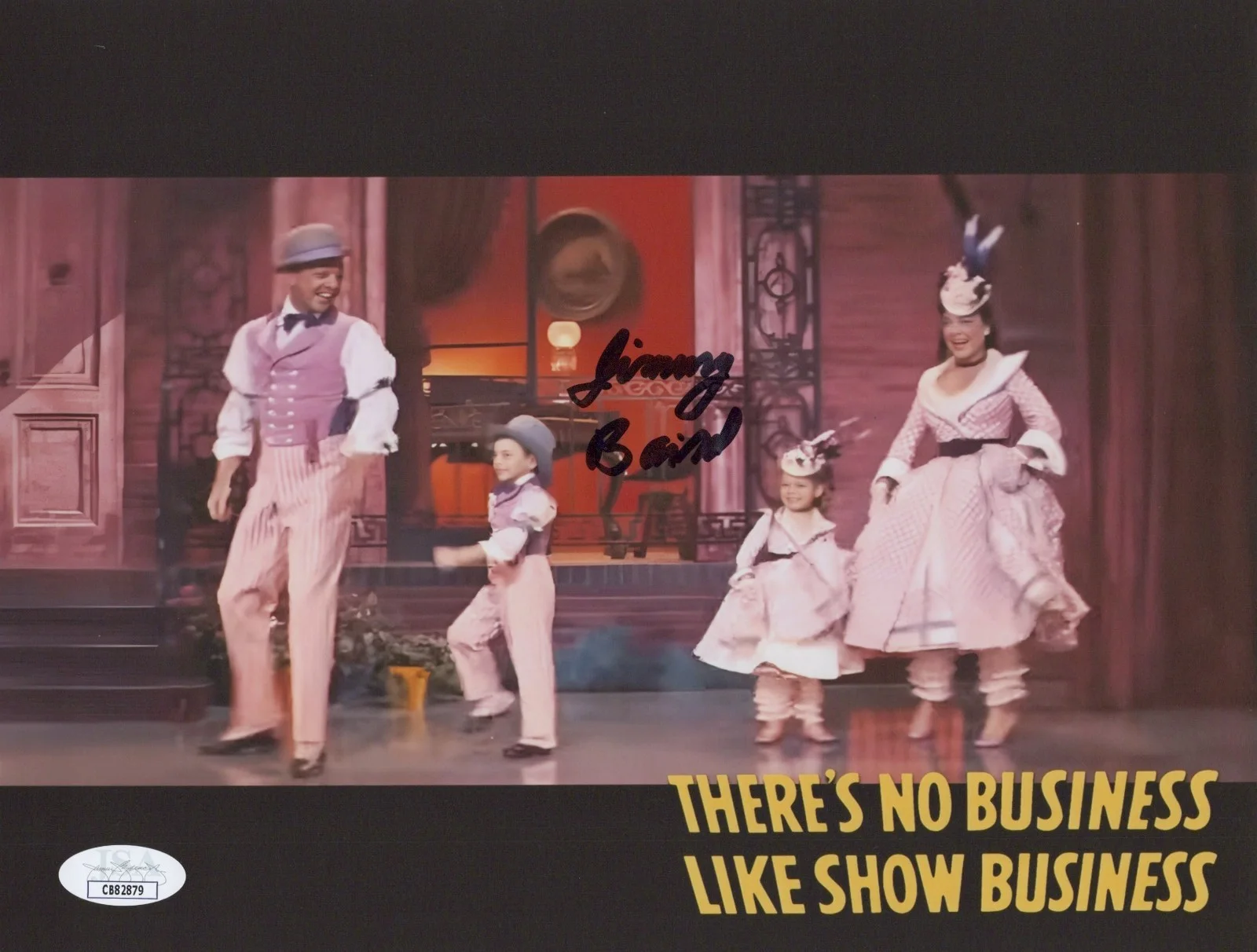 JIMMY BAIRD — JIMMY BAIRD Signed 8x10 Photo THERE'S NO BUSINESS LIKE SHOW BUSINESS JSA COA