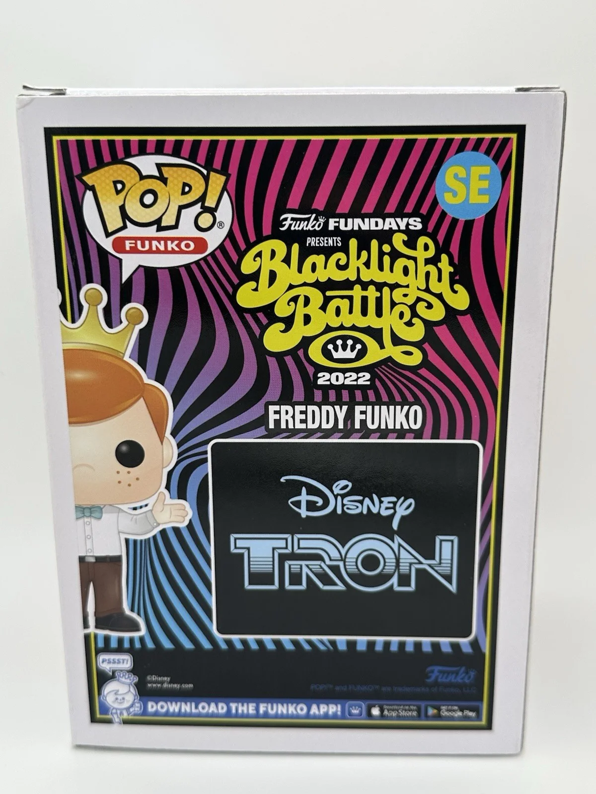 GARRETT HEDLUND SIGNED FREDDY FUNKO AS TRON FUNKO POP 4000 PCS LE JSA COA WS, image 4