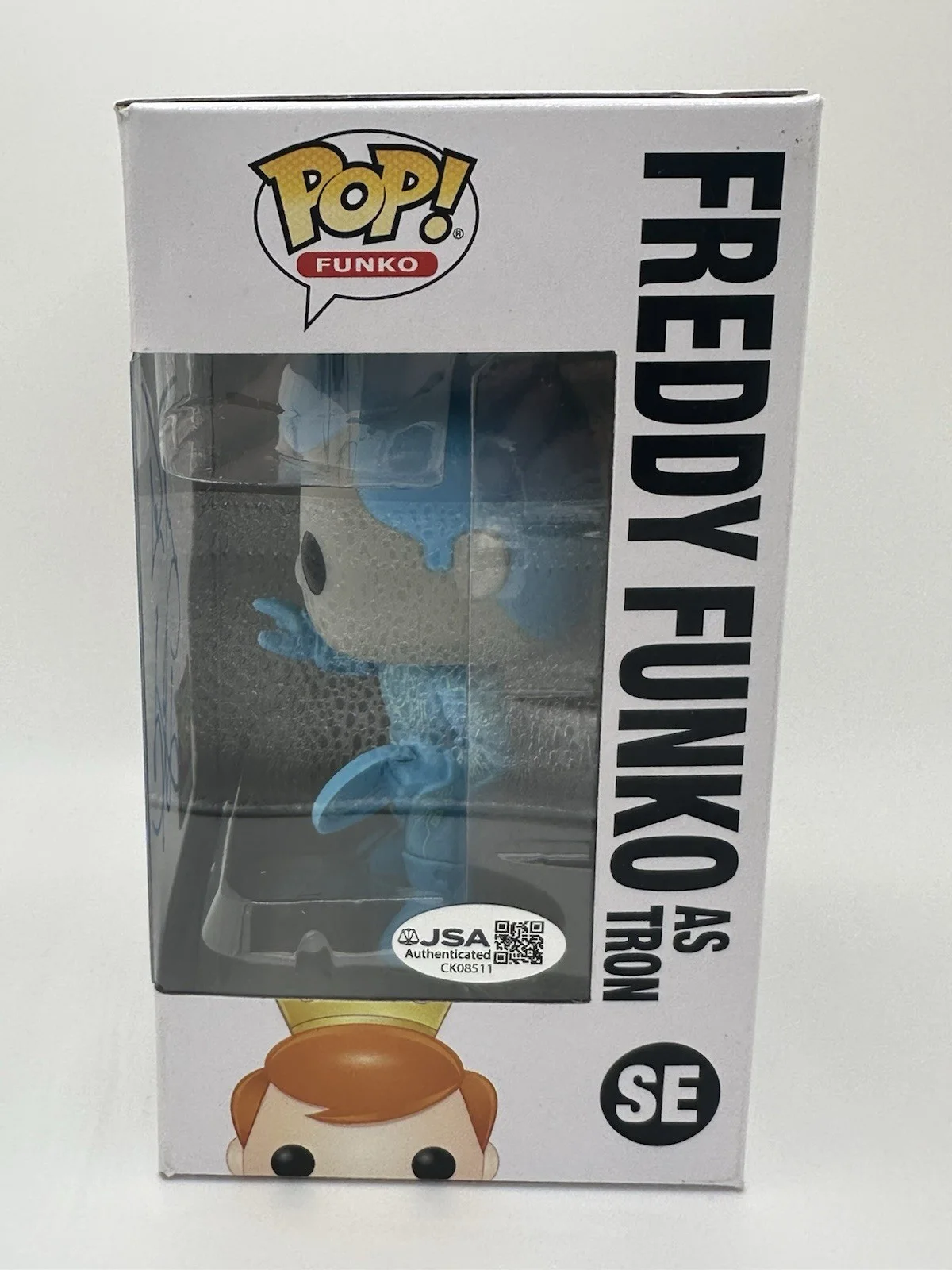 GARRETT HEDLUND SIGNED FREDDY FUNKO AS TRON FUNKO POP 4000 PCS LE JSA COA WS, изображение 3