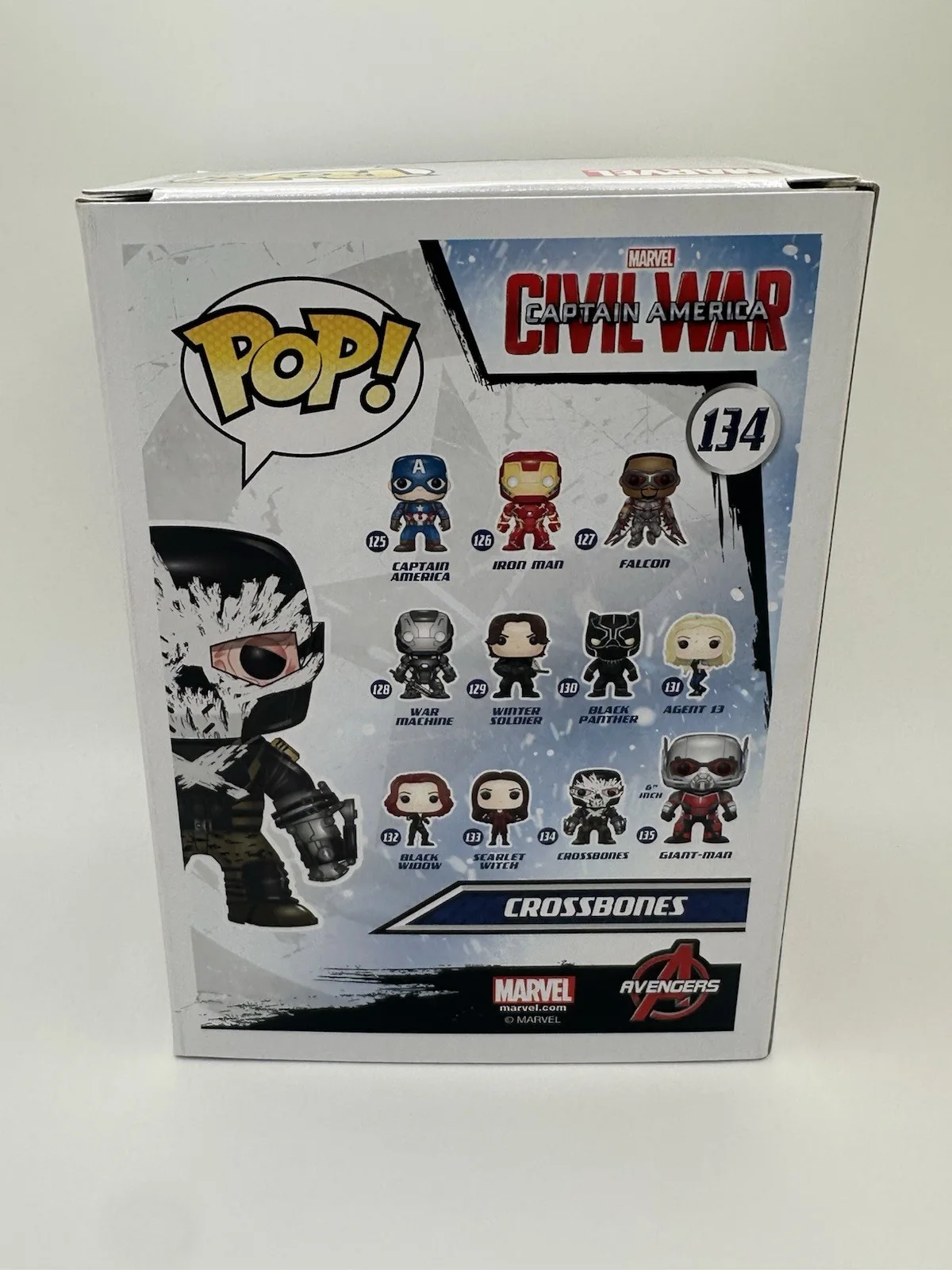 FRANK GRILLO SIGNED CROSSBONES FUNKO POP MARVEL MCU JSA COA WS, image 4