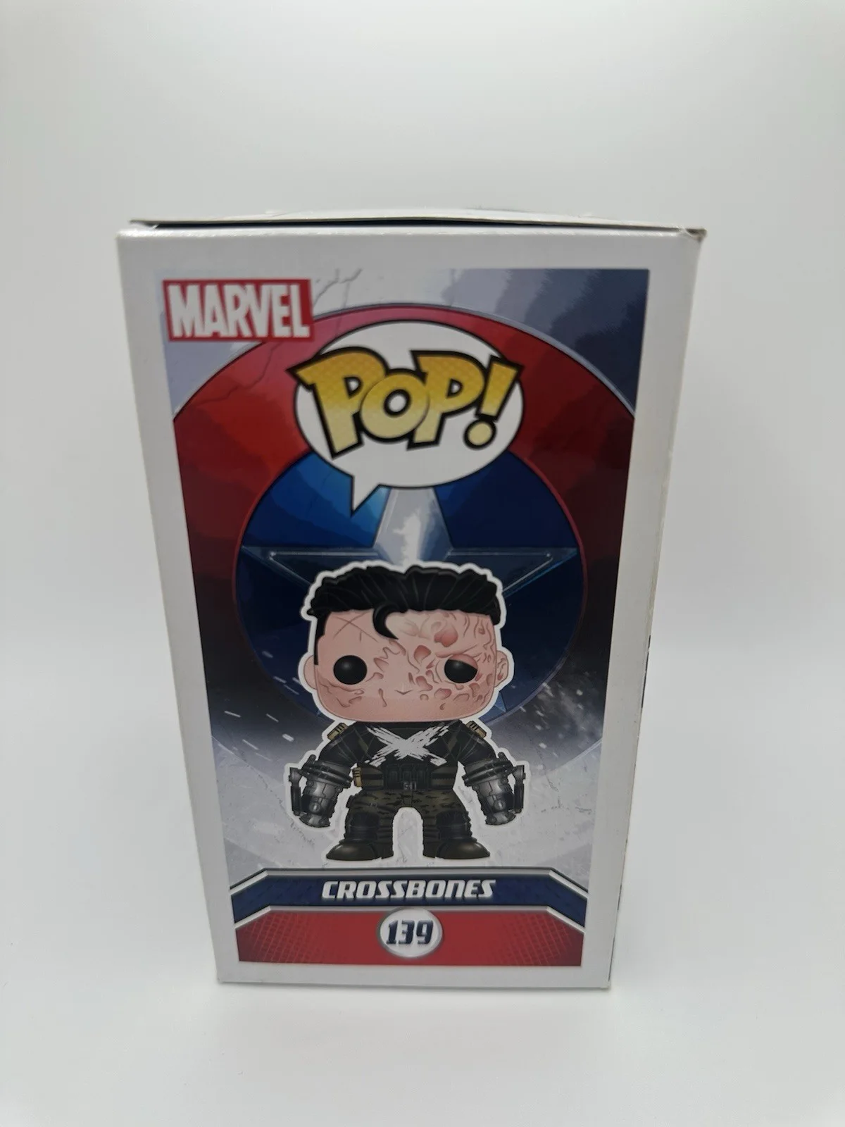 FRANK GRILLO SIGNED CROSSBONES FUNKO POP BARNES EXCL. MARVEL MCU JSA COA WS, image 5