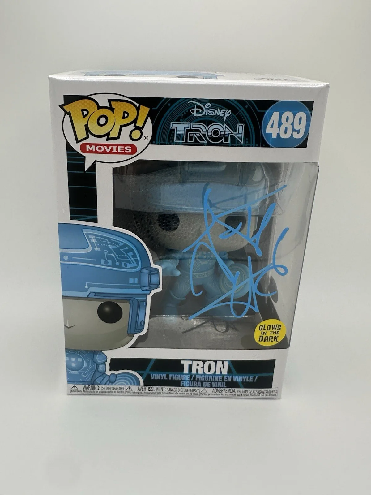 GARRETT HEDLUND SIGNED TRON FUNKO POP SAM FLYNN JSA AUTHENTICATED WS, image 2