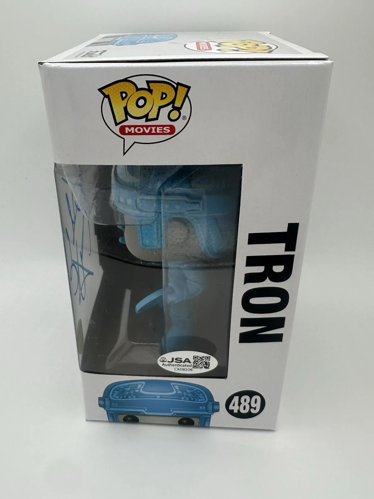 GARRETT HEDLUND SIGNED TRON FUNKO POP SAM FLYNN JSA AUTHENTICATED WS, image 3
