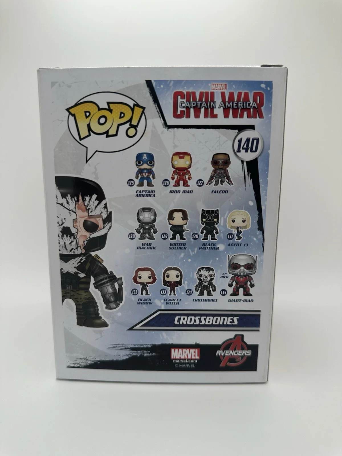FRANK GRILLO SIGNED CROSSBONES FUNKO POP TARGET EXCL MARVEL MCU JSA COA WS, image 4