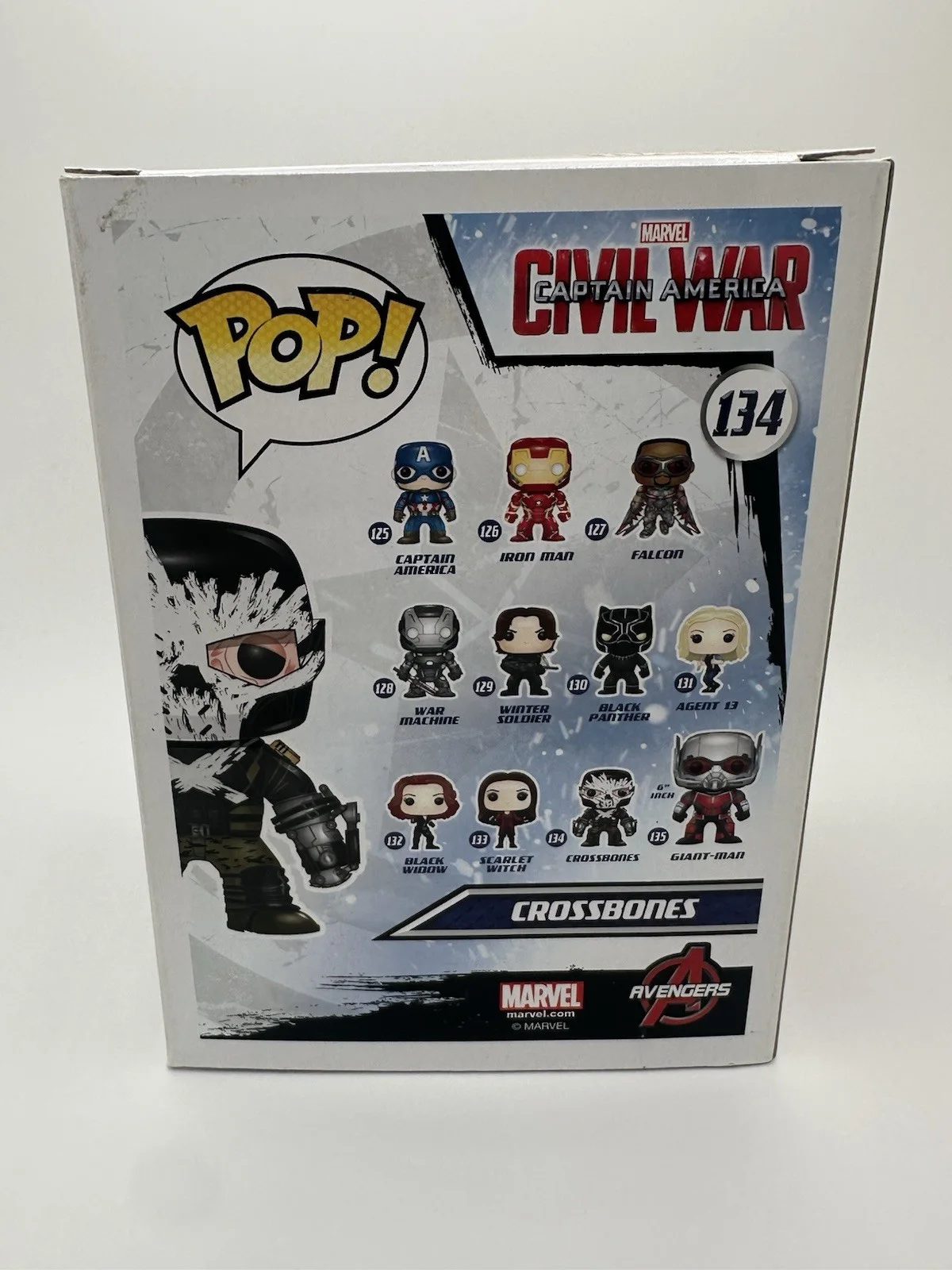 FRANK GRILLO SIGNED CROSSBONES FUNKO POP MARVEL MCU JSA COA WS, image 4