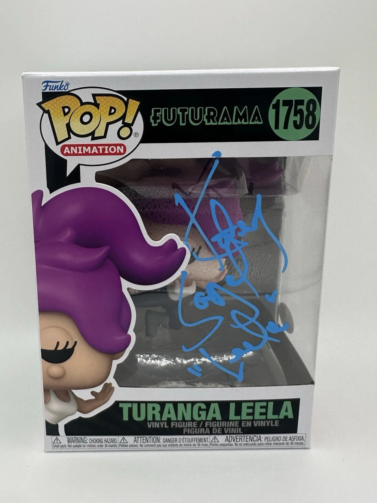 KATEY SAGAL SIGNED TURANGA LEELA FUNKO POP FUTURAMA + CN JSA COA, изображение 2