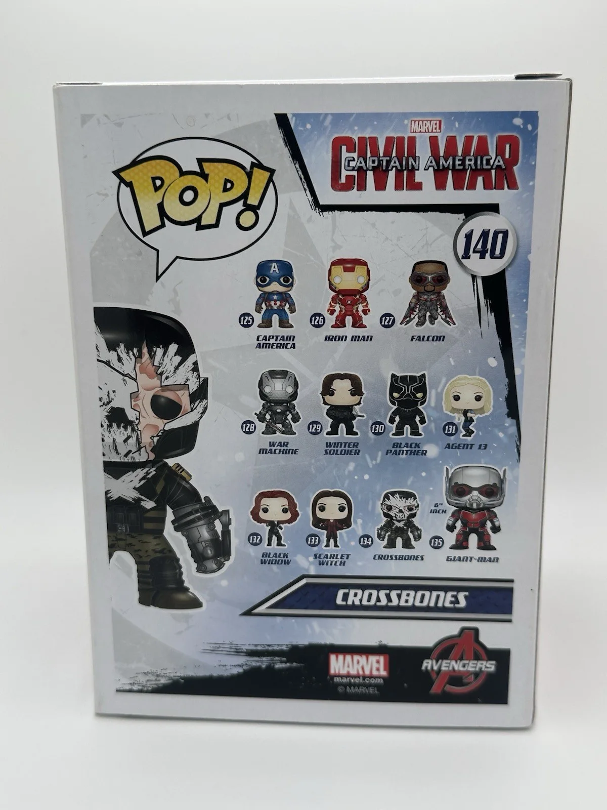 FRANK GRILLO SIGNED CROSSBONES FUNKO POP TARGET EXCL MARVEL MCU JSA COA WS, image 4