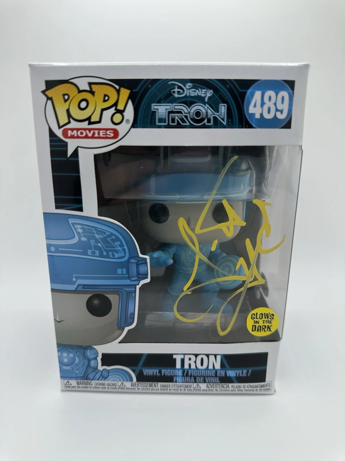 GARRETT HEDLUND SIGNED TRON FUNKO POP SAM FLYNN JSA AUTHENTICATED WS, image 2