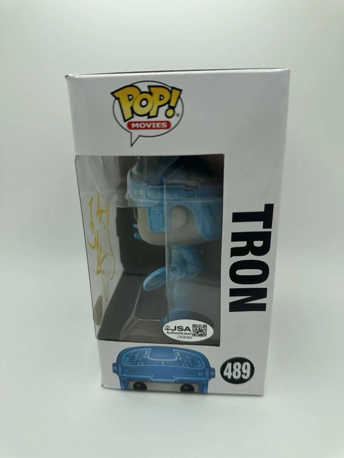 GARRETT HEDLUND SIGNED TRON FUNKO POP SAM FLYNN JSA AUTHENTICATED WS, image 3