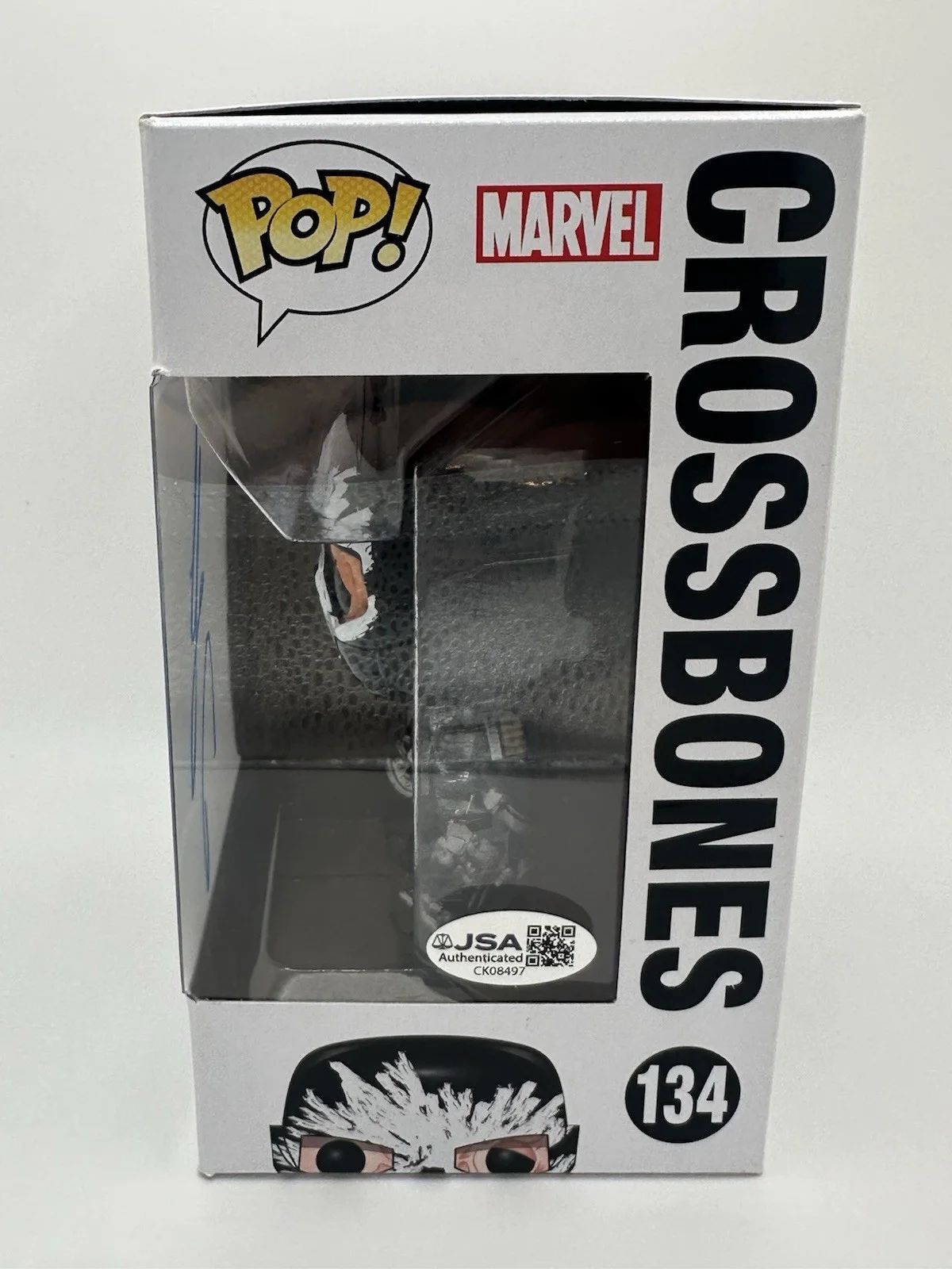 FRANK GRILLO SIGNED CROSSBONES FUNKO POP MARVEL MCU JSA COA WS, image 3