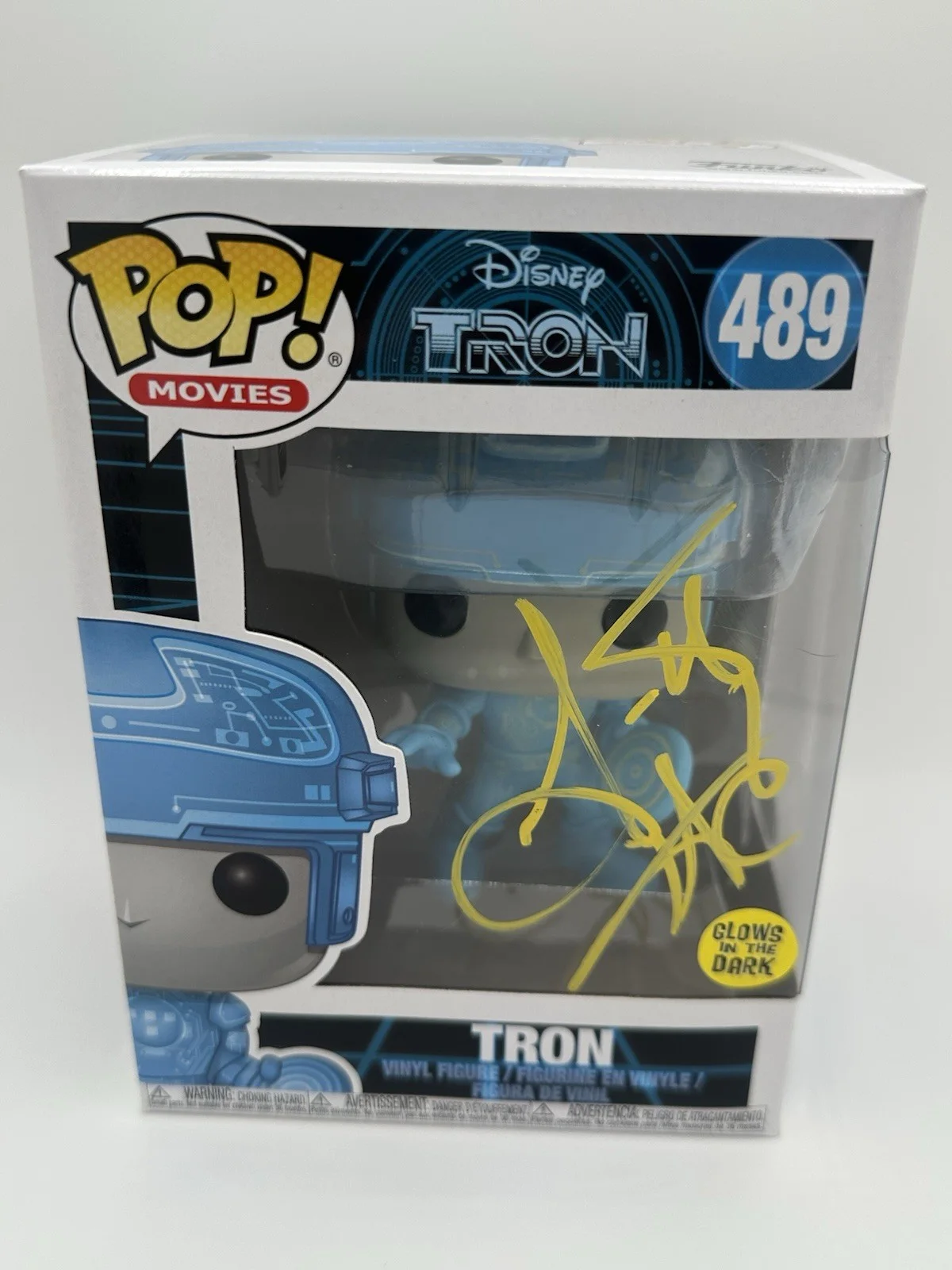 GARRETT HEDLUND SIGNED TRON FUNKO POP SAM FLYNN JSA AUTHENTICATED WS, image 2
