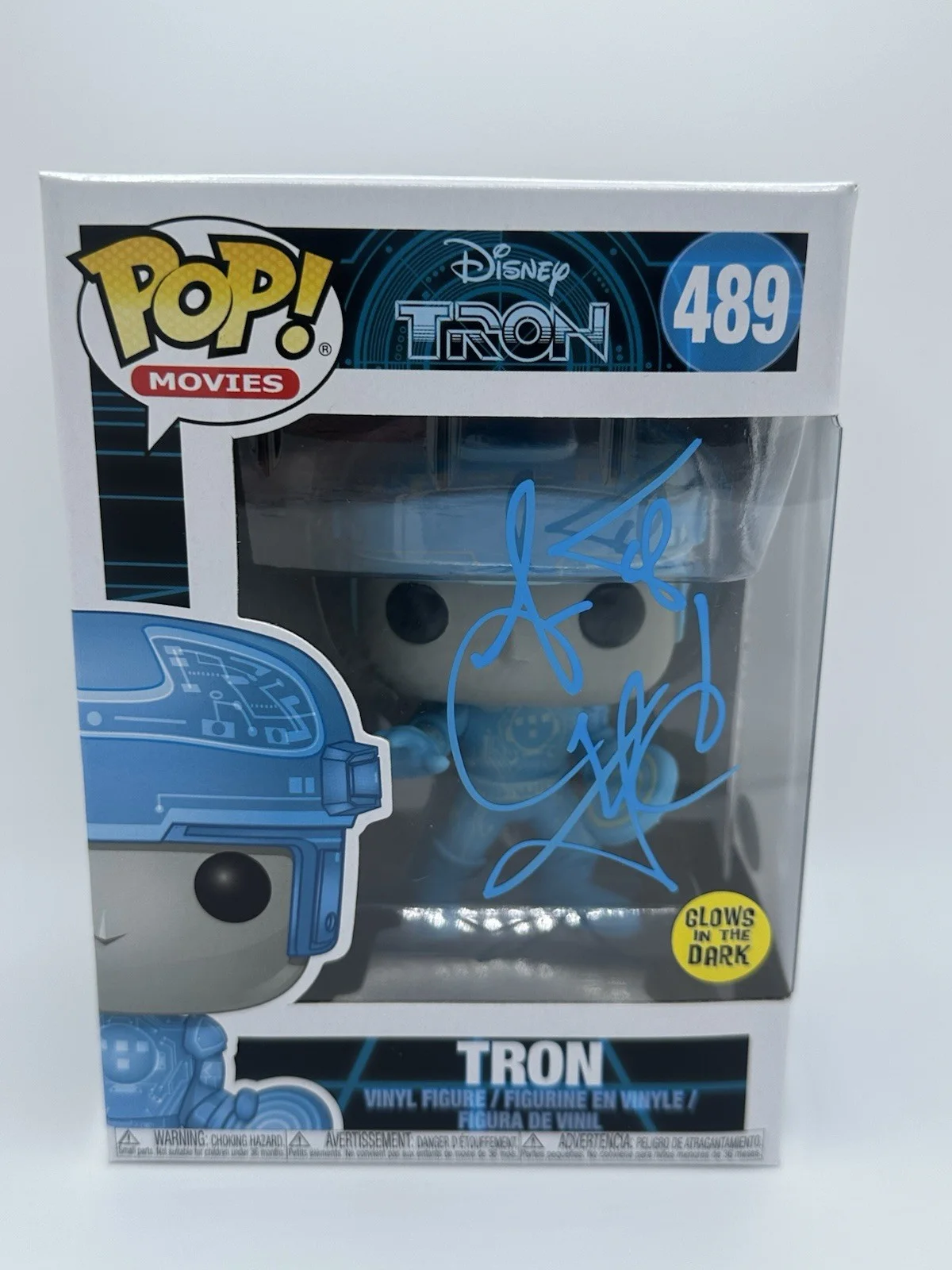 GARRETT HEDLUND SIGNED TRON FUNKO POP SAM FLYNN JSA AUTHENTICATED WS, image 2