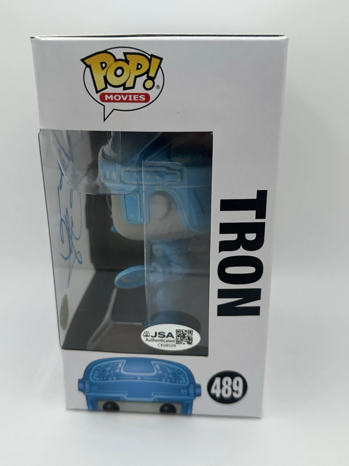 GARRETT HEDLUND SIGNED TRON FUNKO POP SAM FLYNN JSA AUTHENTICATED WS, image 3