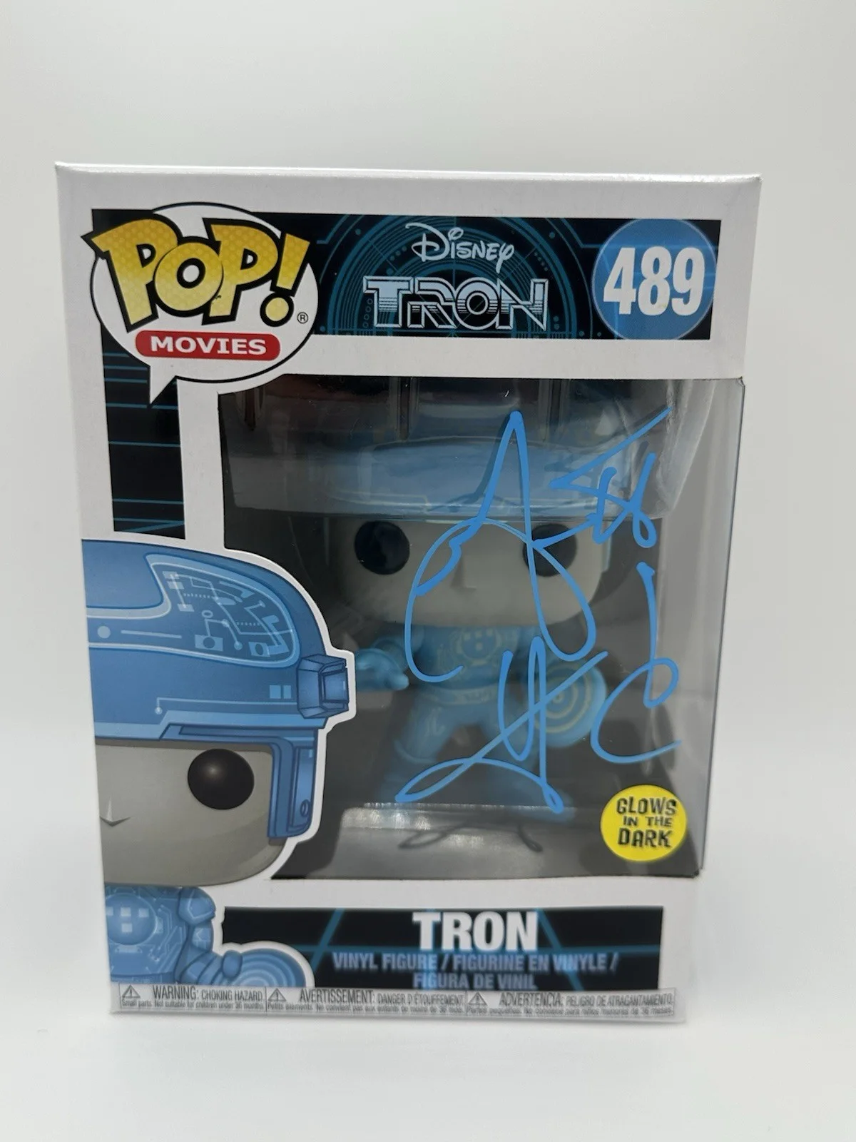 GARRETT HEDLUND SIGNED TRON FUNKO POP SAM FLYNN JSA AUTHENTICATED WS, image 2