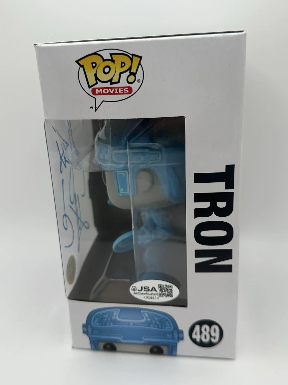 GARRETT HEDLUND SIGNED TRON FUNKO POP SAM FLYNN JSA AUTHENTICATED WS, image 3