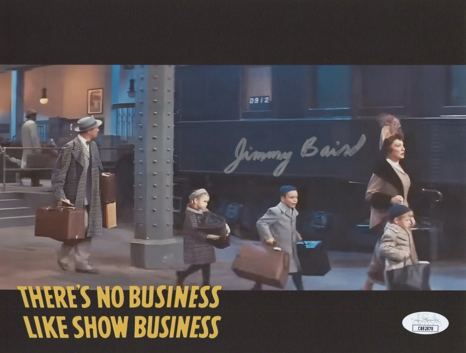 JIMMY BAIRD — JIMMY BAIRD Signed 8x10 Photo THERE'S NO BUSINESS LIKE SHOW BUSINESS JSA COA