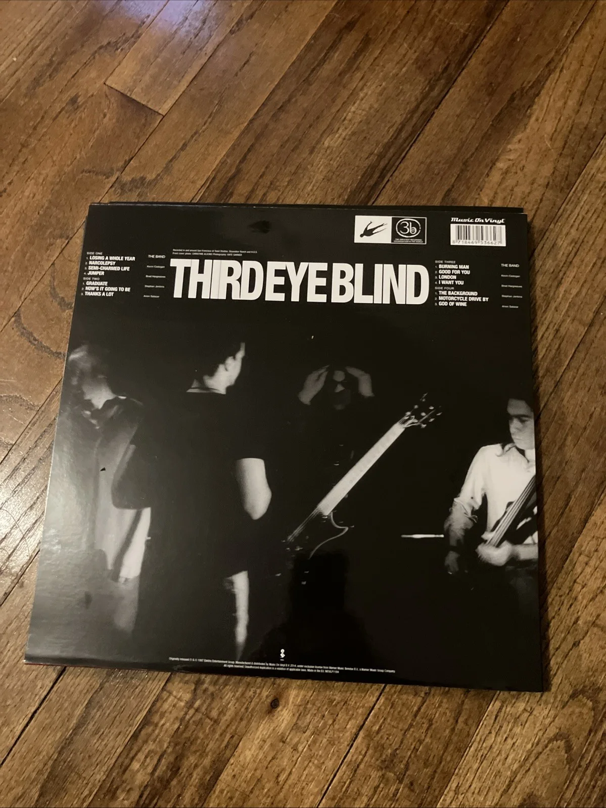 Third Eye Blind Signed Record Album Brad Hargreaves & Stephan Jenkins to Tina, image 4