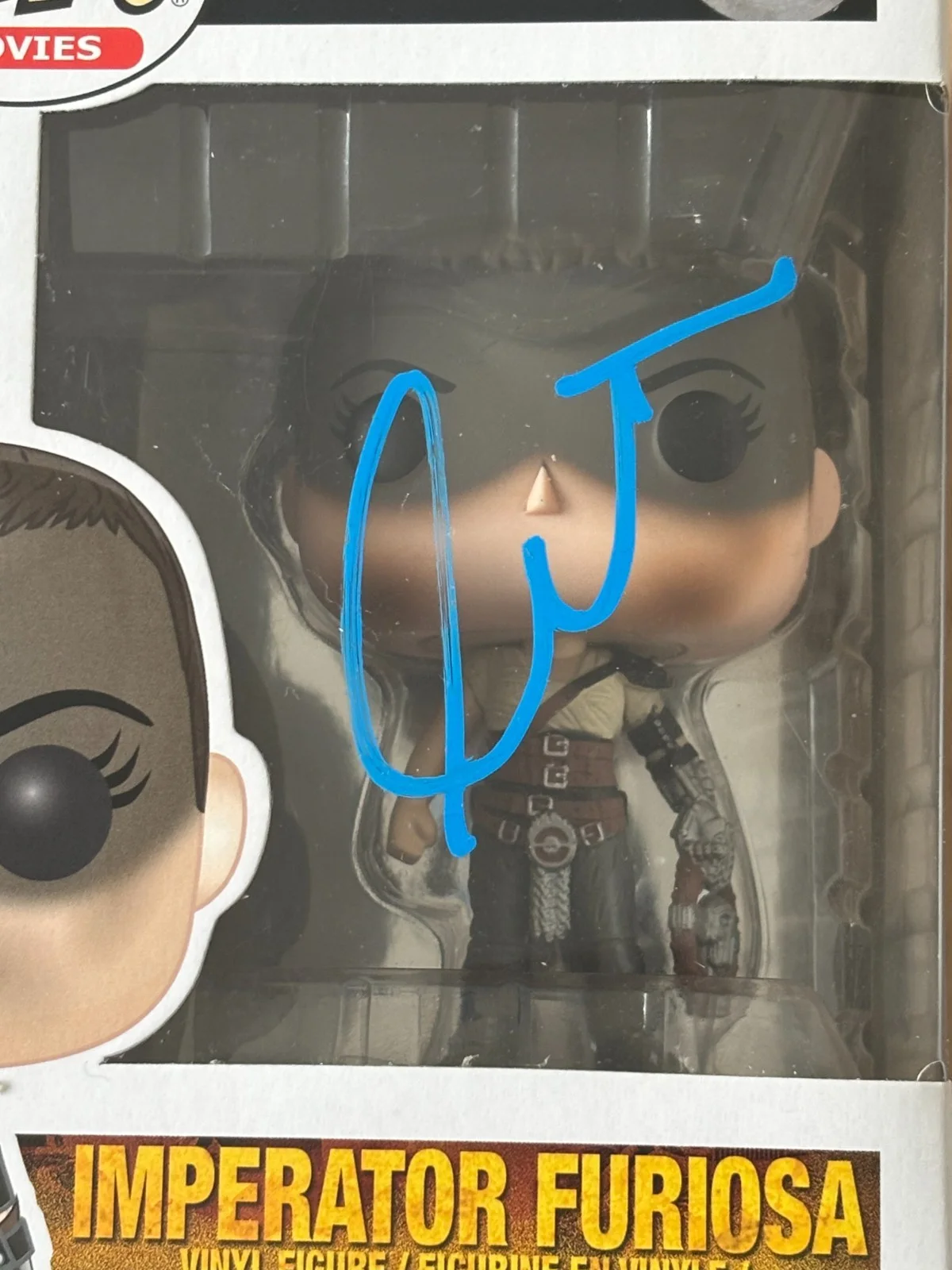 CHARLIZE THERON — CHARLIZE THERON SIGNED AUTOGRAPH MAD MAX IMPERATOR FURIOSA 507 FUNKO POP BAS COA, image 2