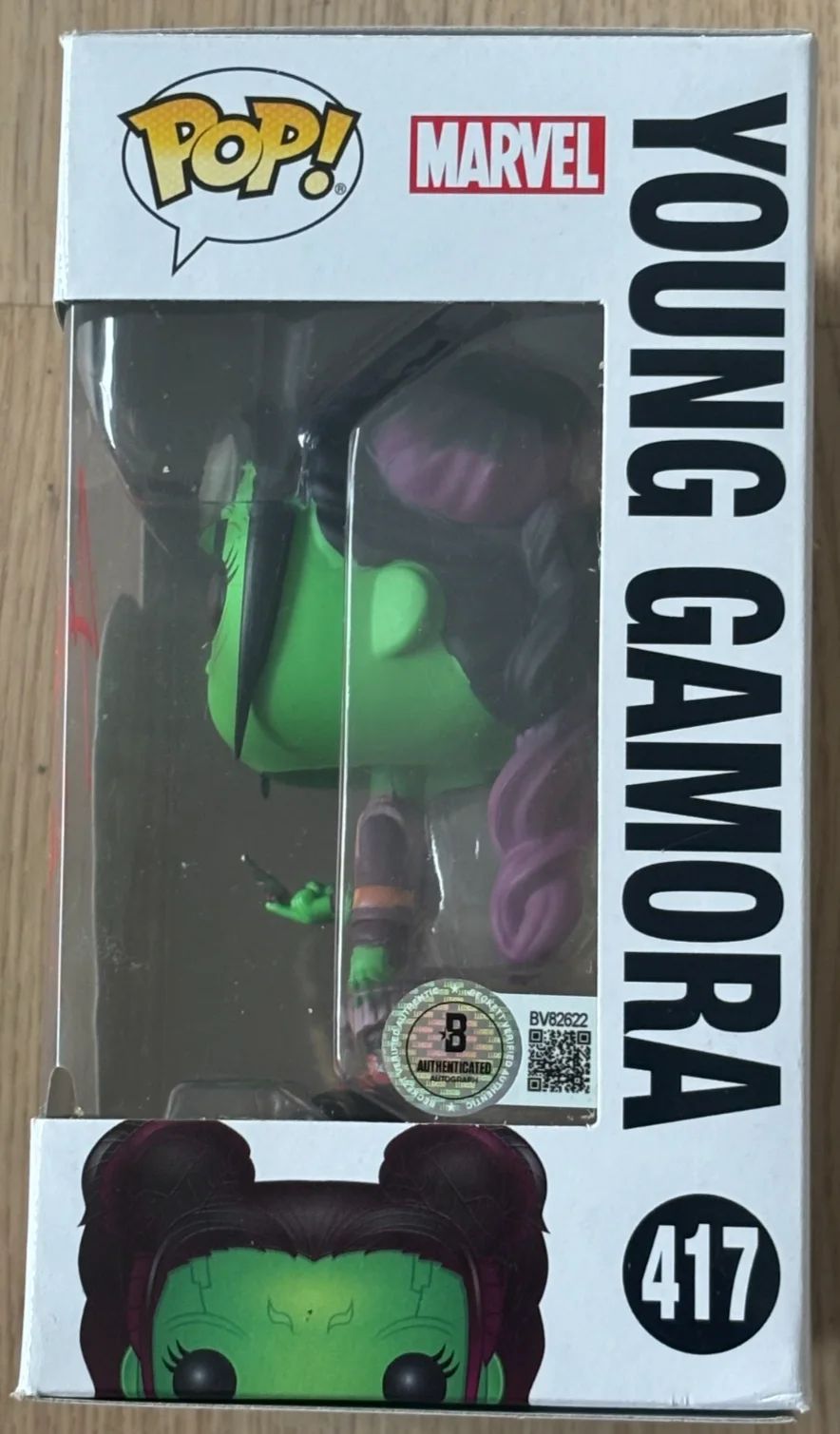Ariana Greenblatt — ARIANA GREENBLATT SIGNED AVENGERS INFINITY WAR YOUNG GAMORA FUNKO POP BAS COA, изображение 3