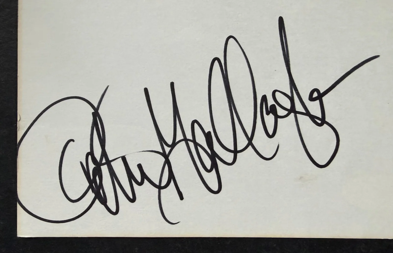 Peter Gallagher — Peter Gallagher Signed Autographed Index Card JSA American Actor Films The O. C., image 2