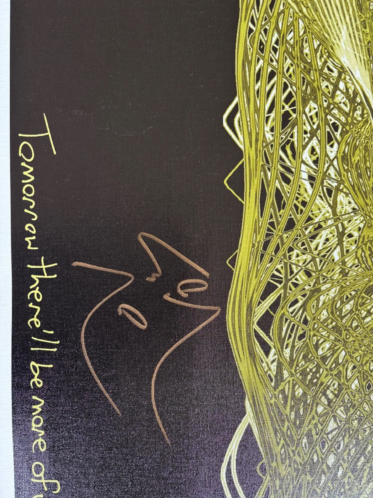 LIN MANUEL MIRANDA SIGNED HAMILTON 1ST EDITION 27X27 CANVAS SOUNDWAVES /50 BAS, image 5