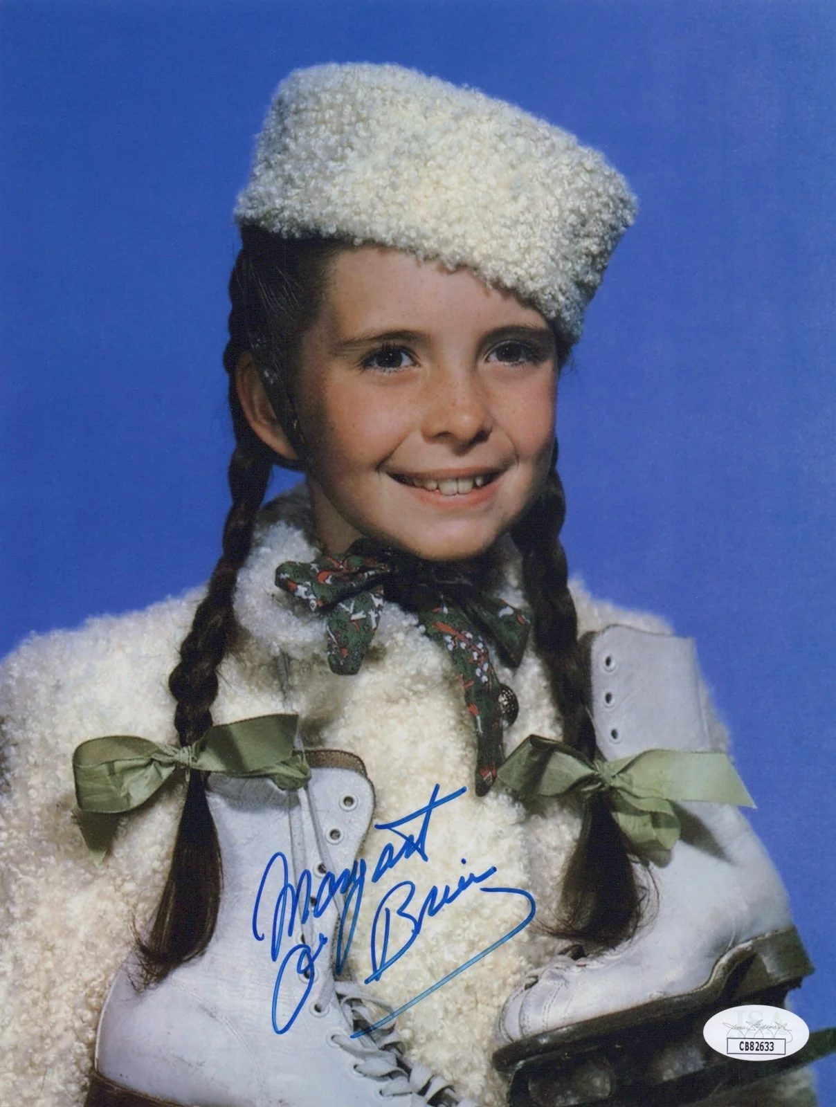 MARGARET O'BRIAN — MARGARET O'BRIAN Signed 8x10 Photo MEET ME IN ST. LOUIS Autograph JSA COA CERT