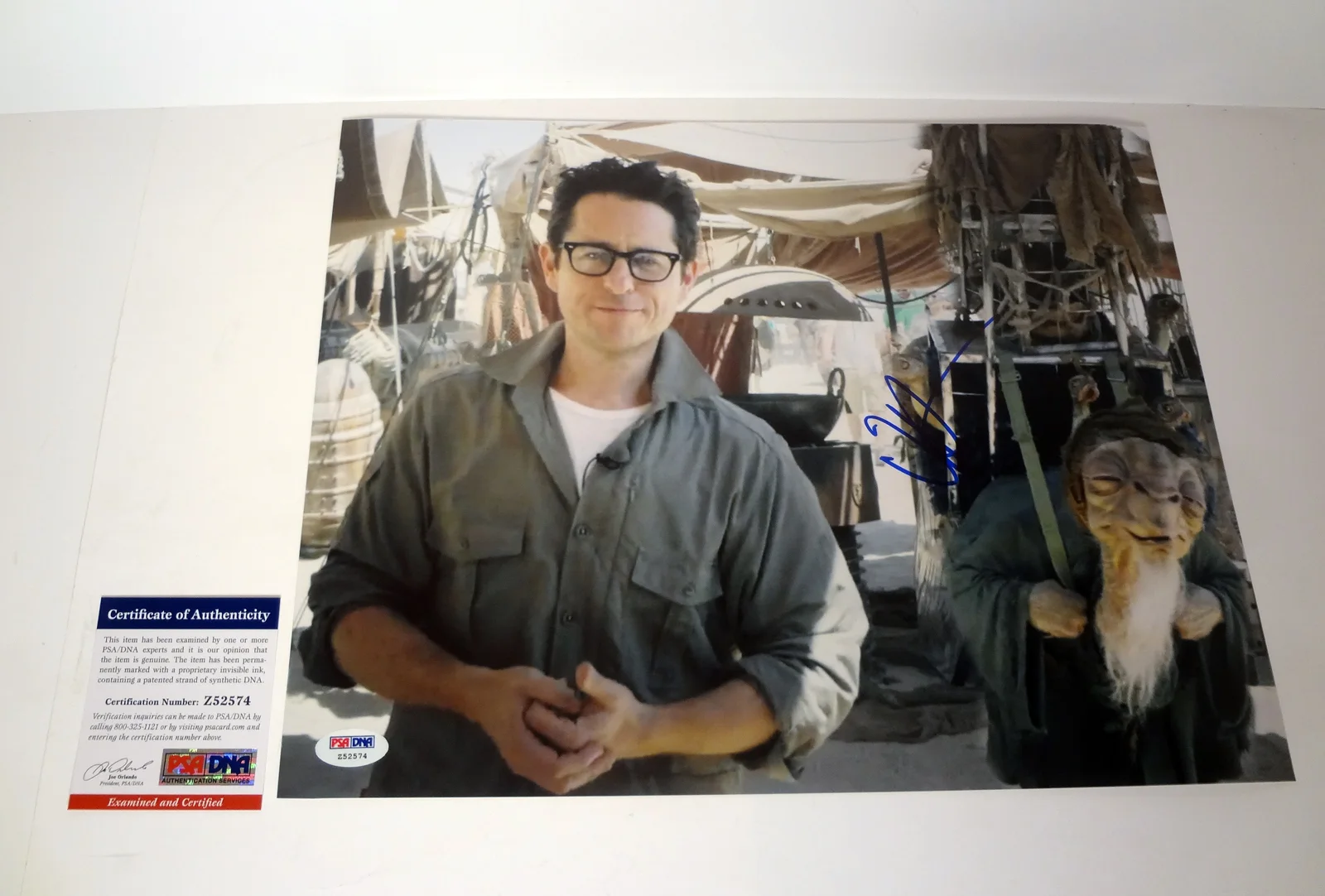 JJ Abrams — JJ Abrams Star Wars Director Signed Autograph 11x14 Photo PSA/DNA COA